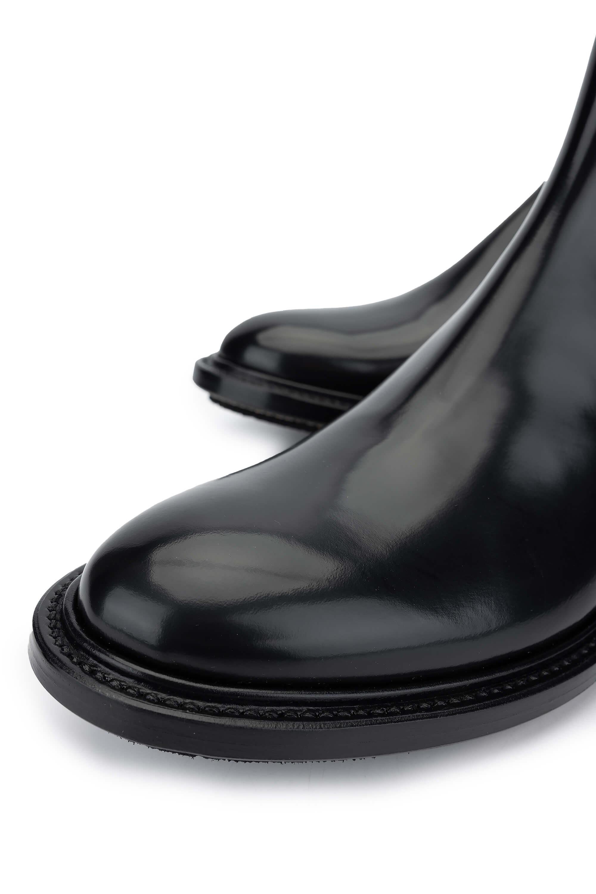 Fabi Erkek Hakiki Deri Siyah Klasik Bot