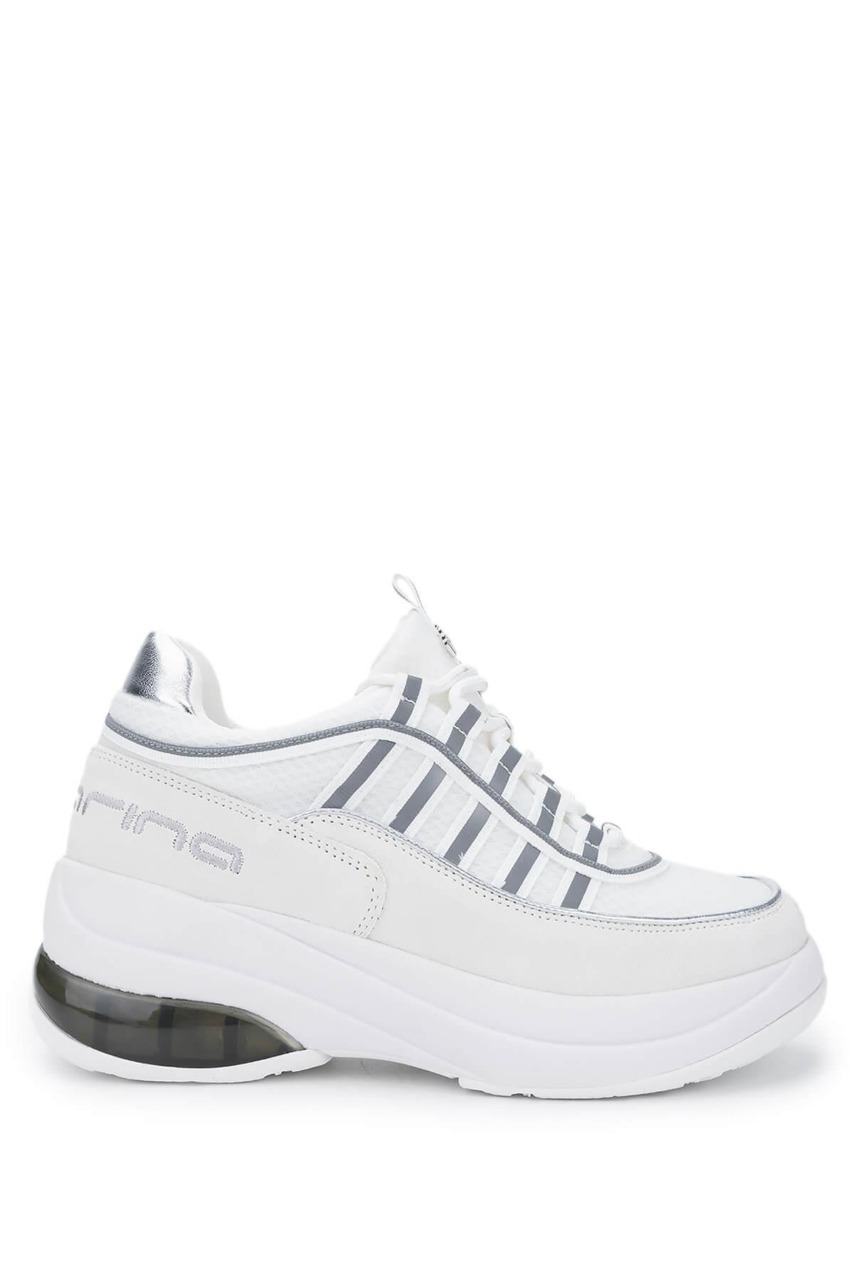 Fornarina Kadın Deri & Tekstil Beyaz Sneakers & Spor Ayakkabı