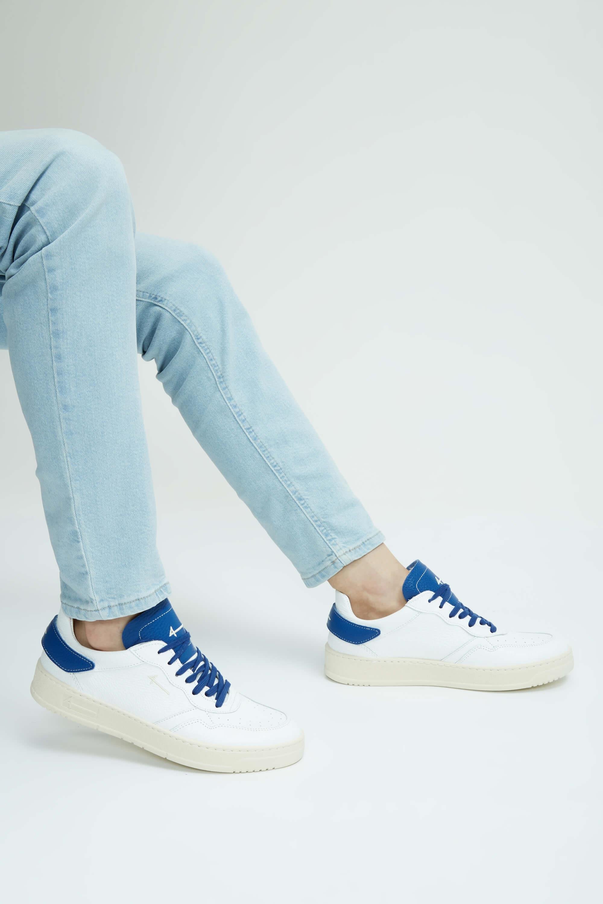 Fourline Erkek Hakiki Deri Mavi Sneakers & Spor Ayakkabı