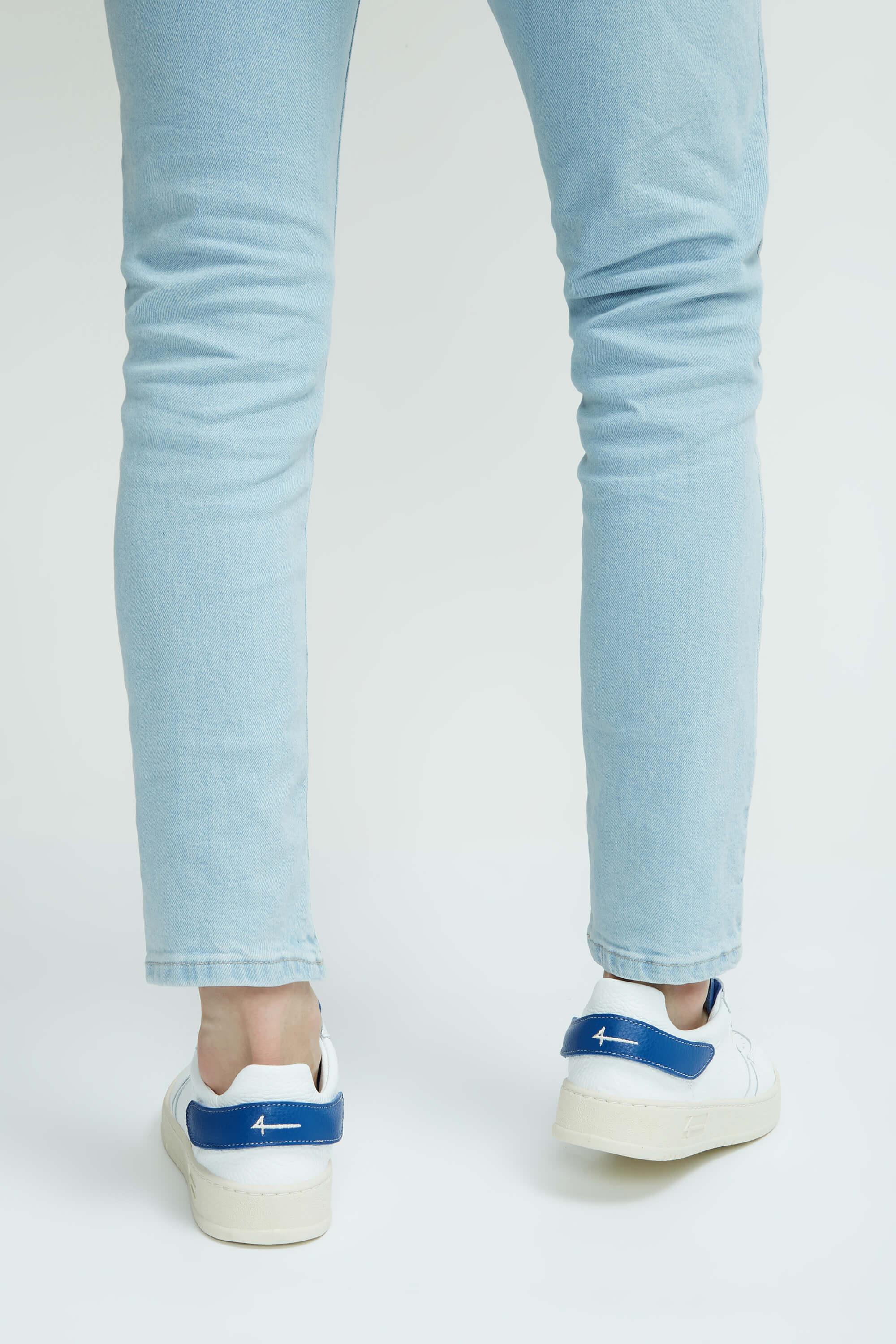 Fourline Erkek Hakiki Deri Mavi Sneakers & Spor Ayakkabı