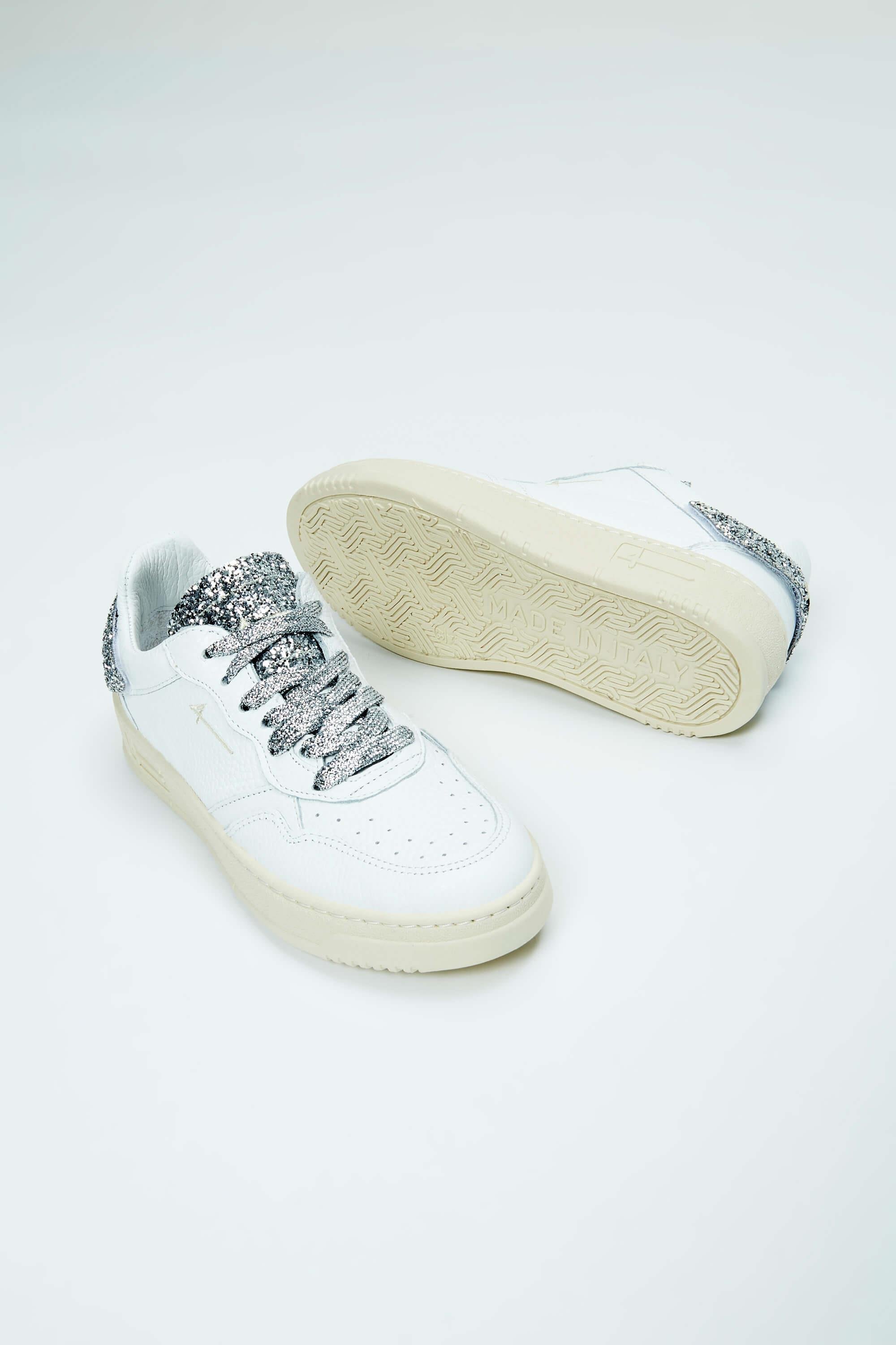 Fourline Kadın Hakiki Deri Beyaz/Gri Sneakers & Spor Ayakkabı