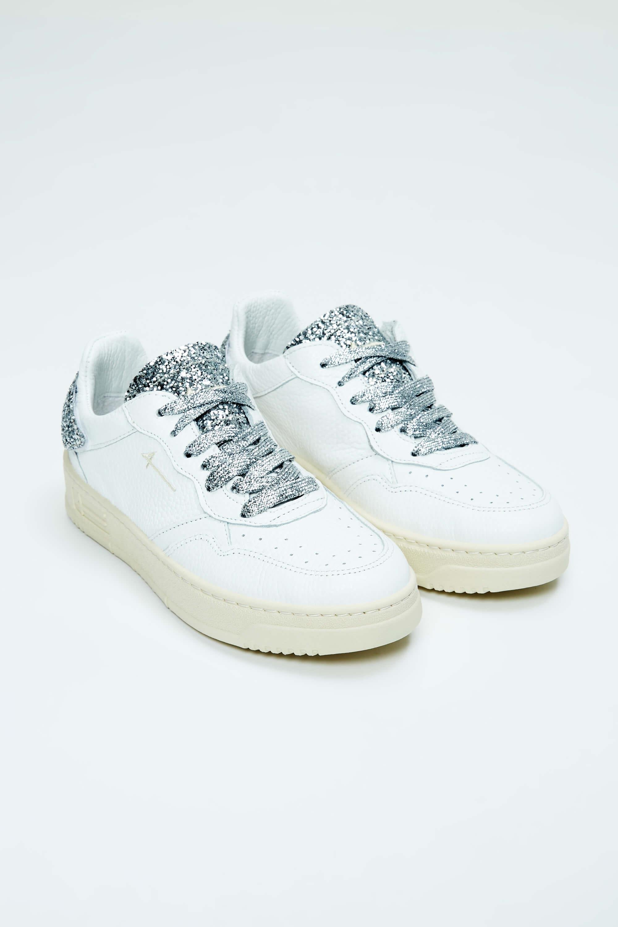 Fourline Kadın Hakiki Deri Beyaz/Gri Sneakers & Spor Ayakkabı