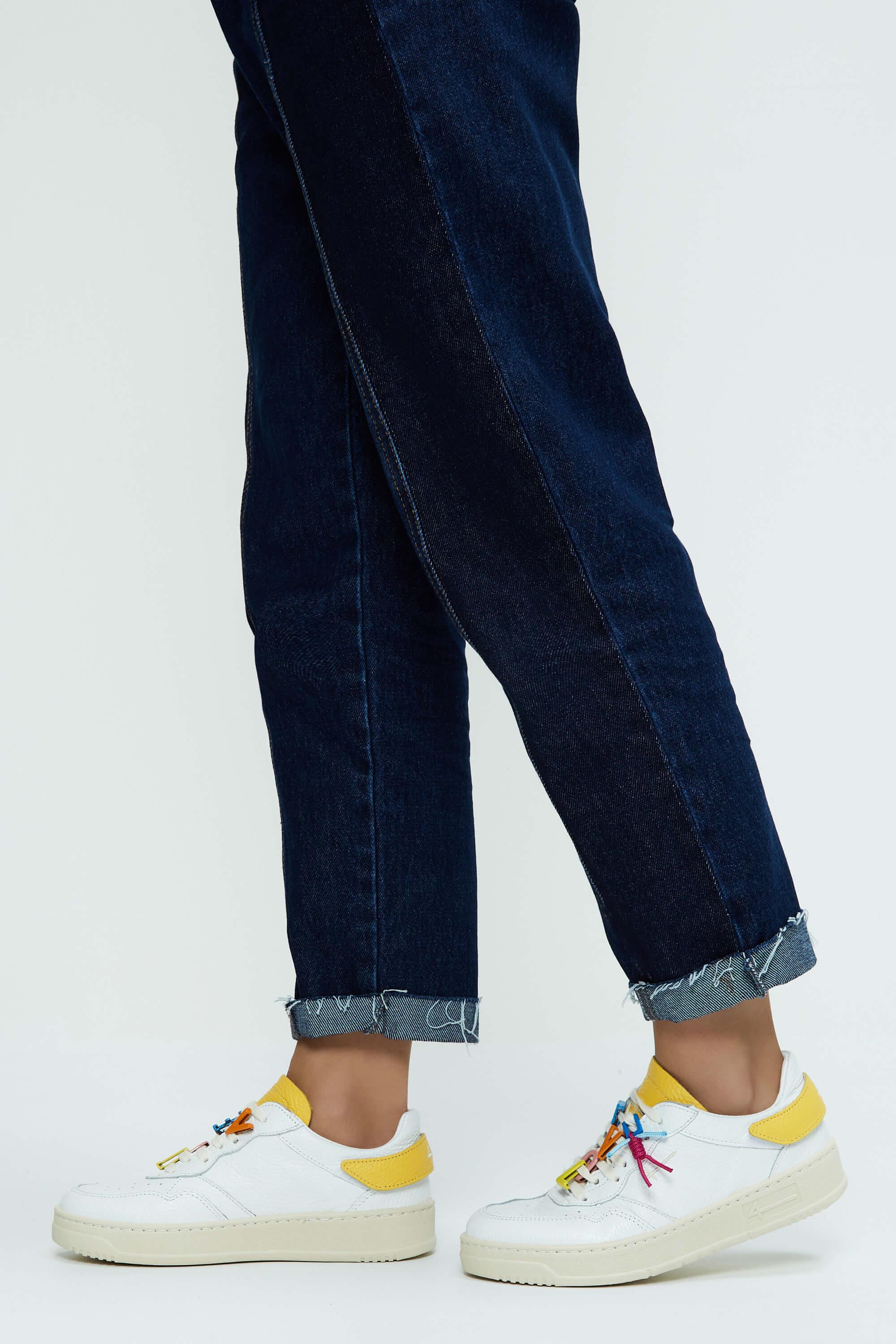 Fourline Kadın Hakiki Deri Beyaz\Sarı Sneakers & Spor Ayakkabı