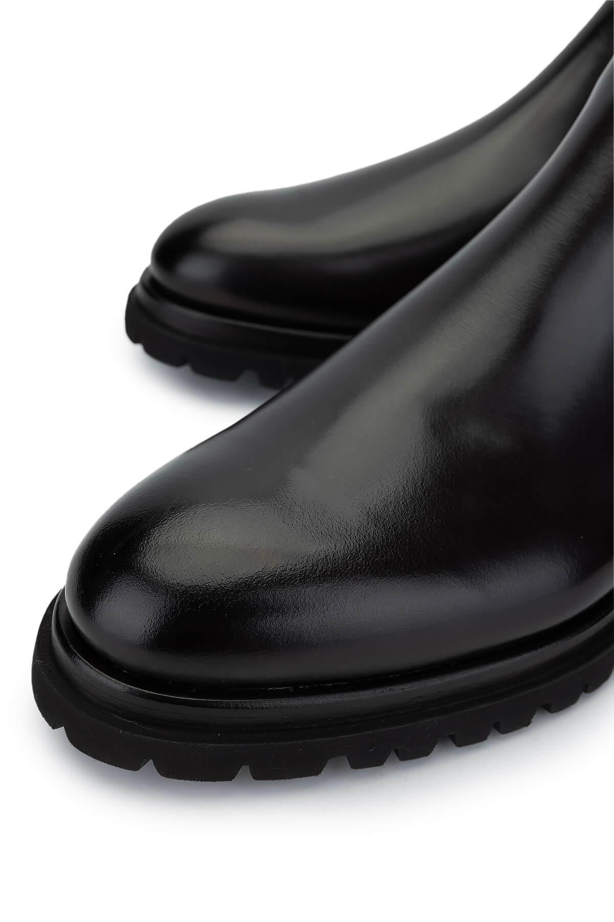 Franceschetti Erkek Hakiki Deri Kahverengi Casual Bot