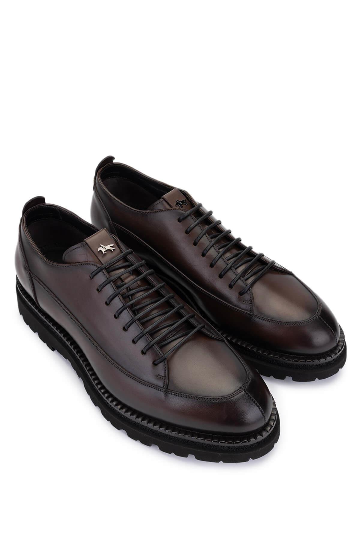 Franceschetti Erkek Hakiki Deri Kahverengi Casual Ayakkabı