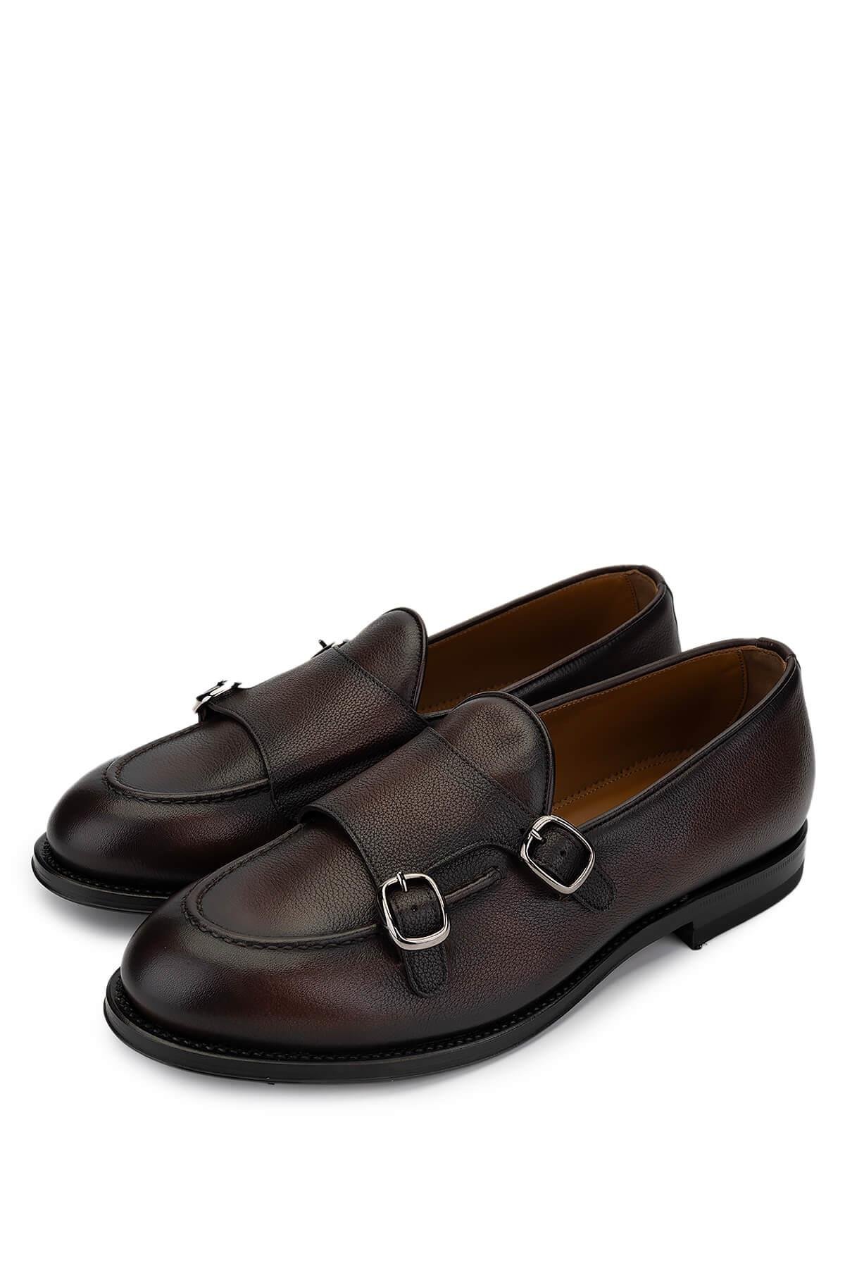 Franceschetti Erkek Hakiki Deri Kahverengi Loafer Ayakkabı