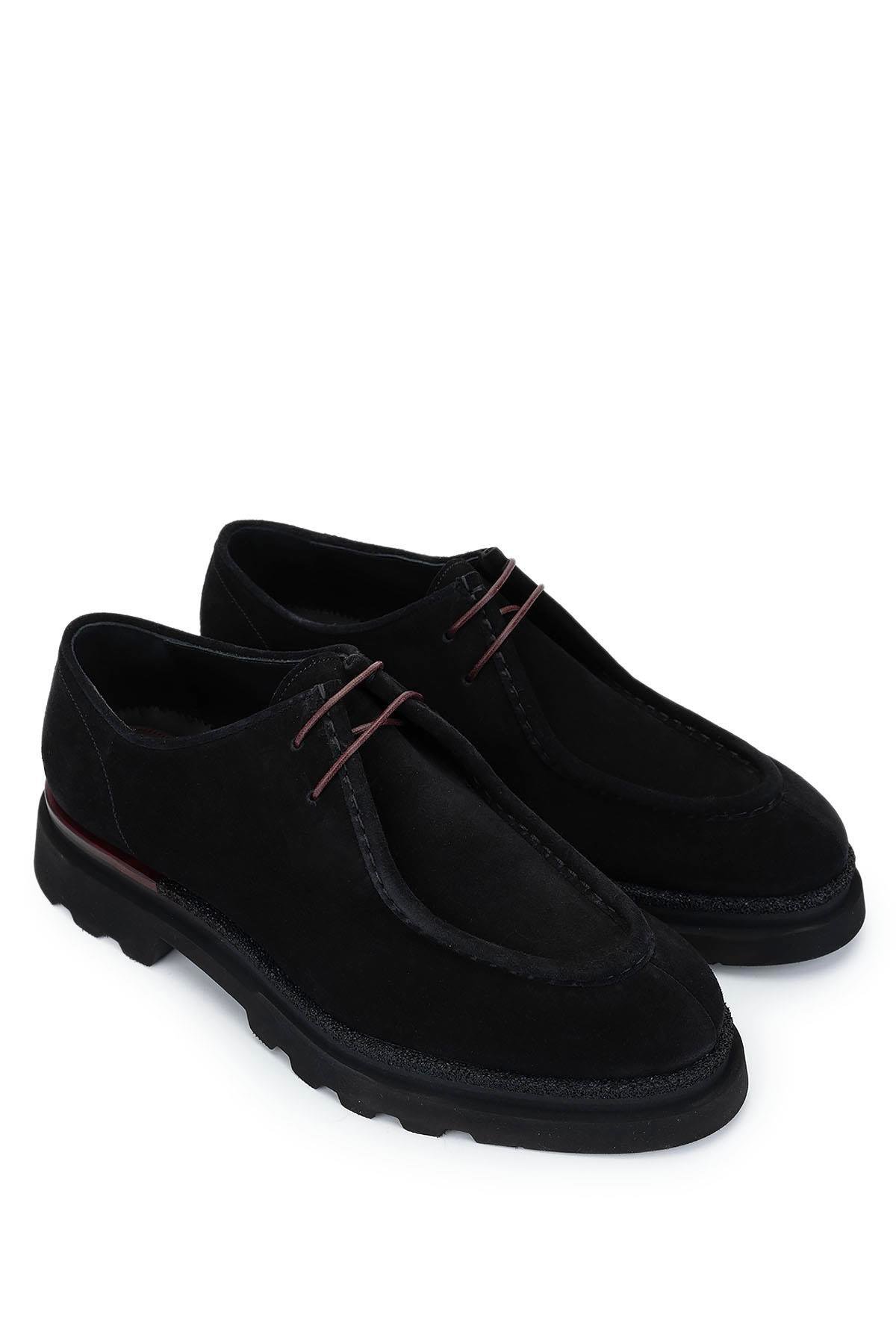 Franceschetti Erkek Hakiki Deri Siyah Casual Ayakkabı