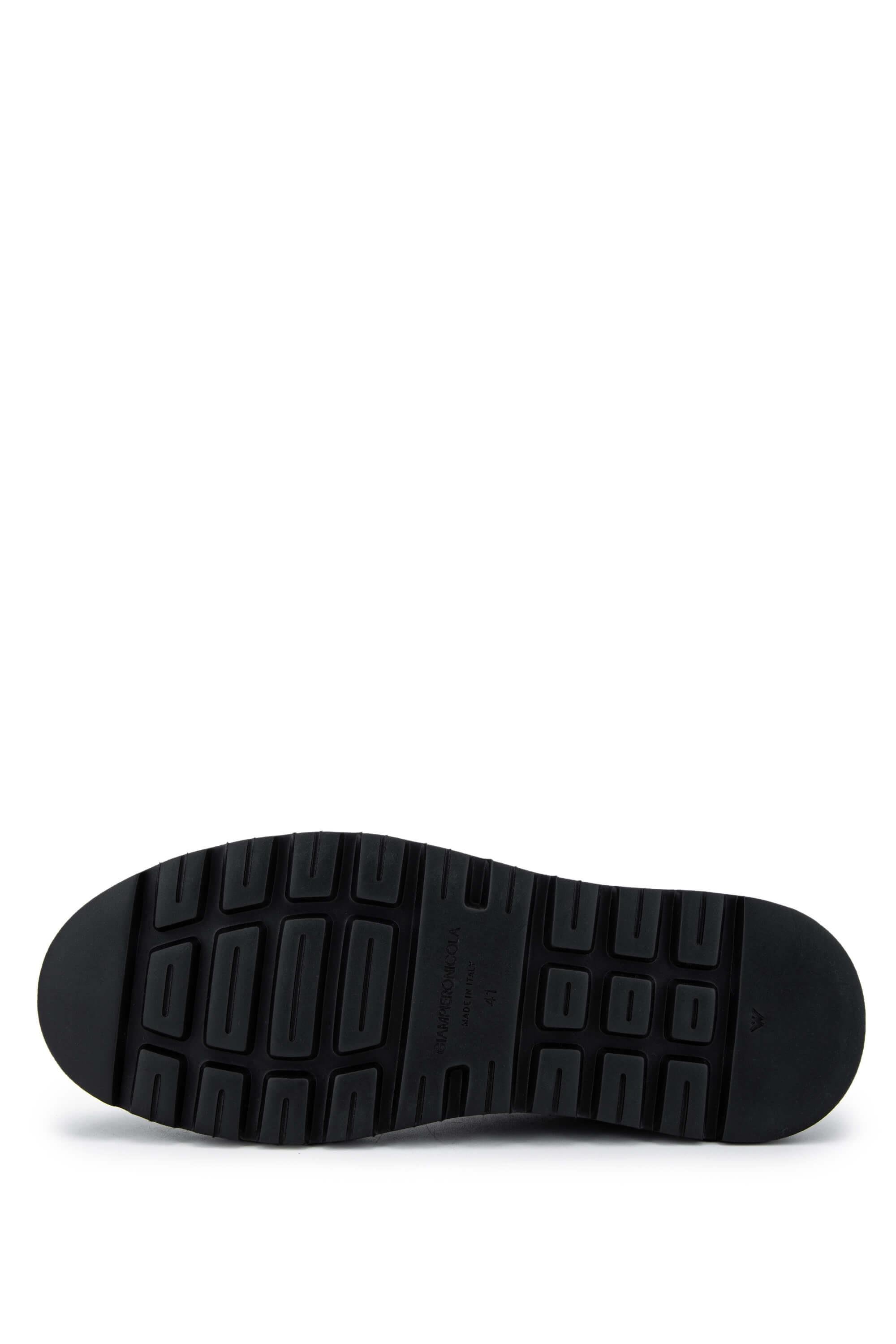 Giampiero Nicola Erkek Hakiki Deri Kahverengi Casual Ayakkabı