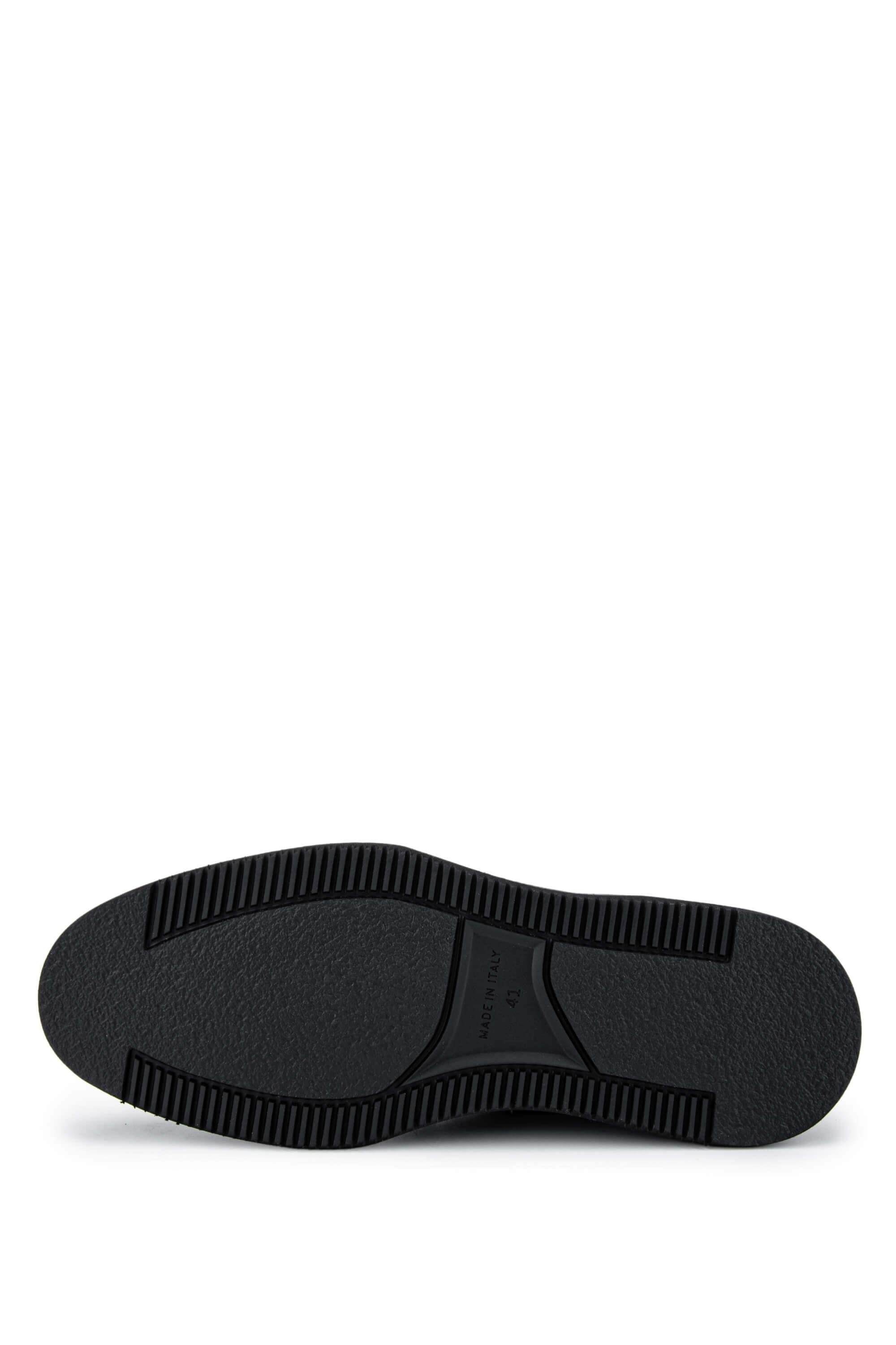 Giampiero Nicola Erkek Hakiki Deri Siyah Casual Ayakkabı