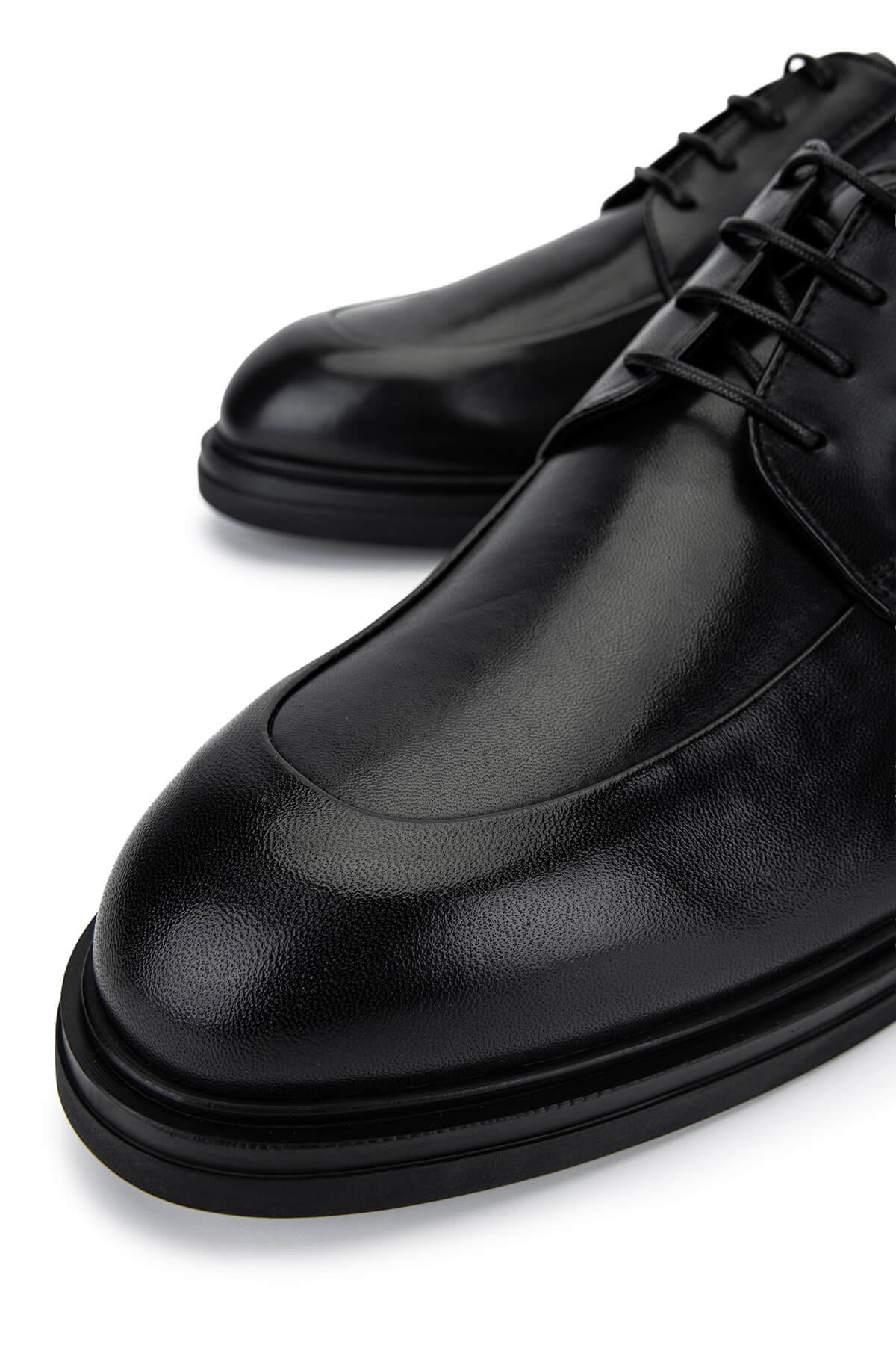 Giampiero Nicola Erkek Hakiki Deri Siyah Casual Ayakkabı