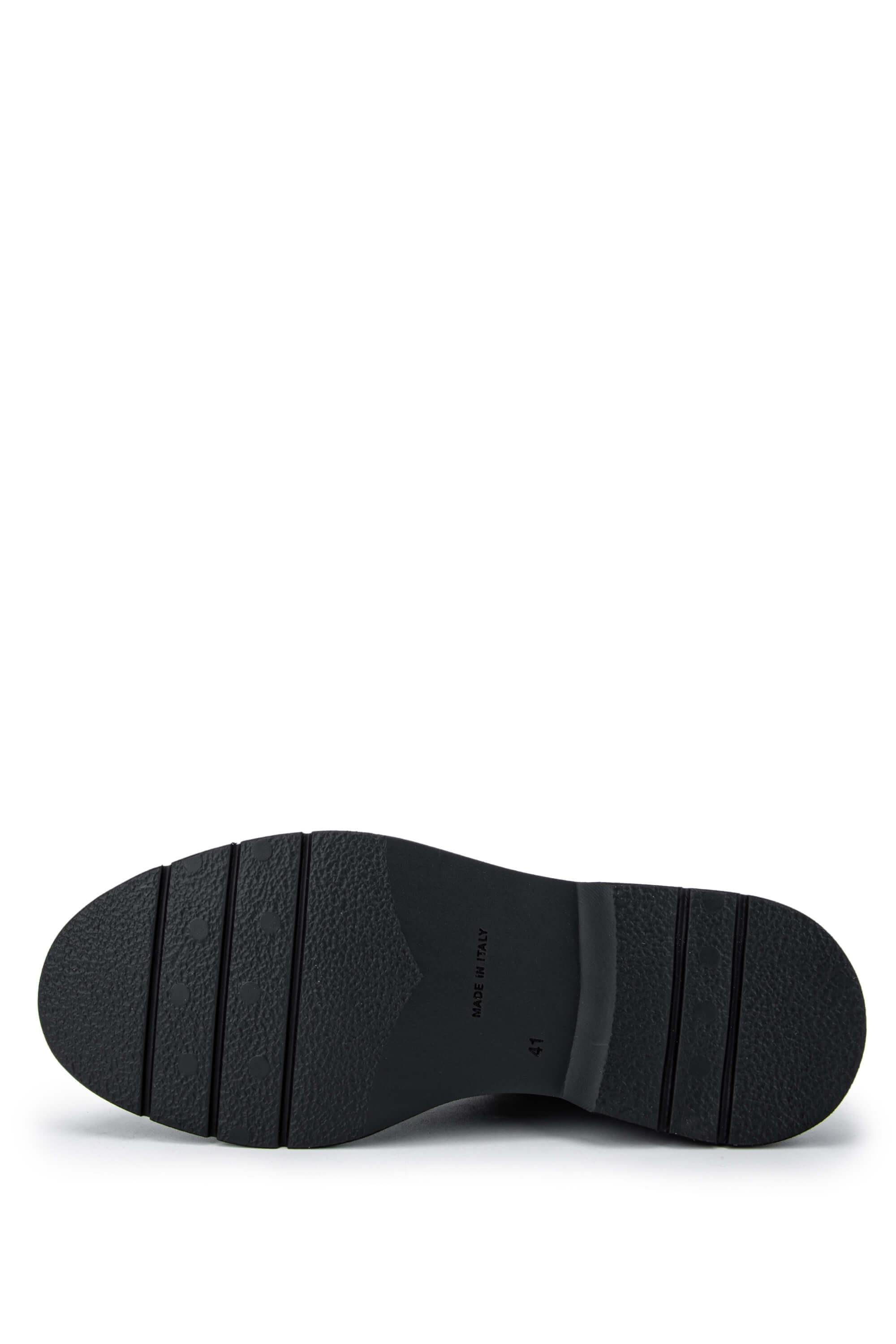 Giampiero Nicola Erkek Hakiki Deri Siyah Casual Ayakkabı