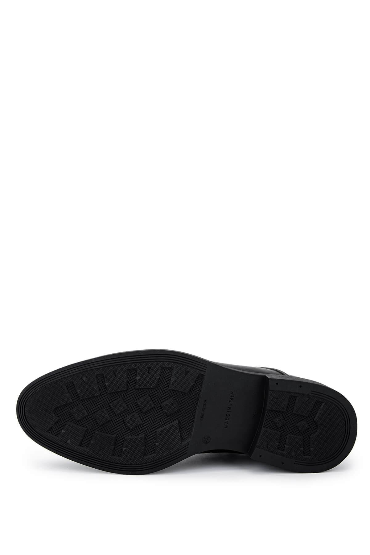 Giampiero Nicola Erkek Hakiki Deri Siyah Bot