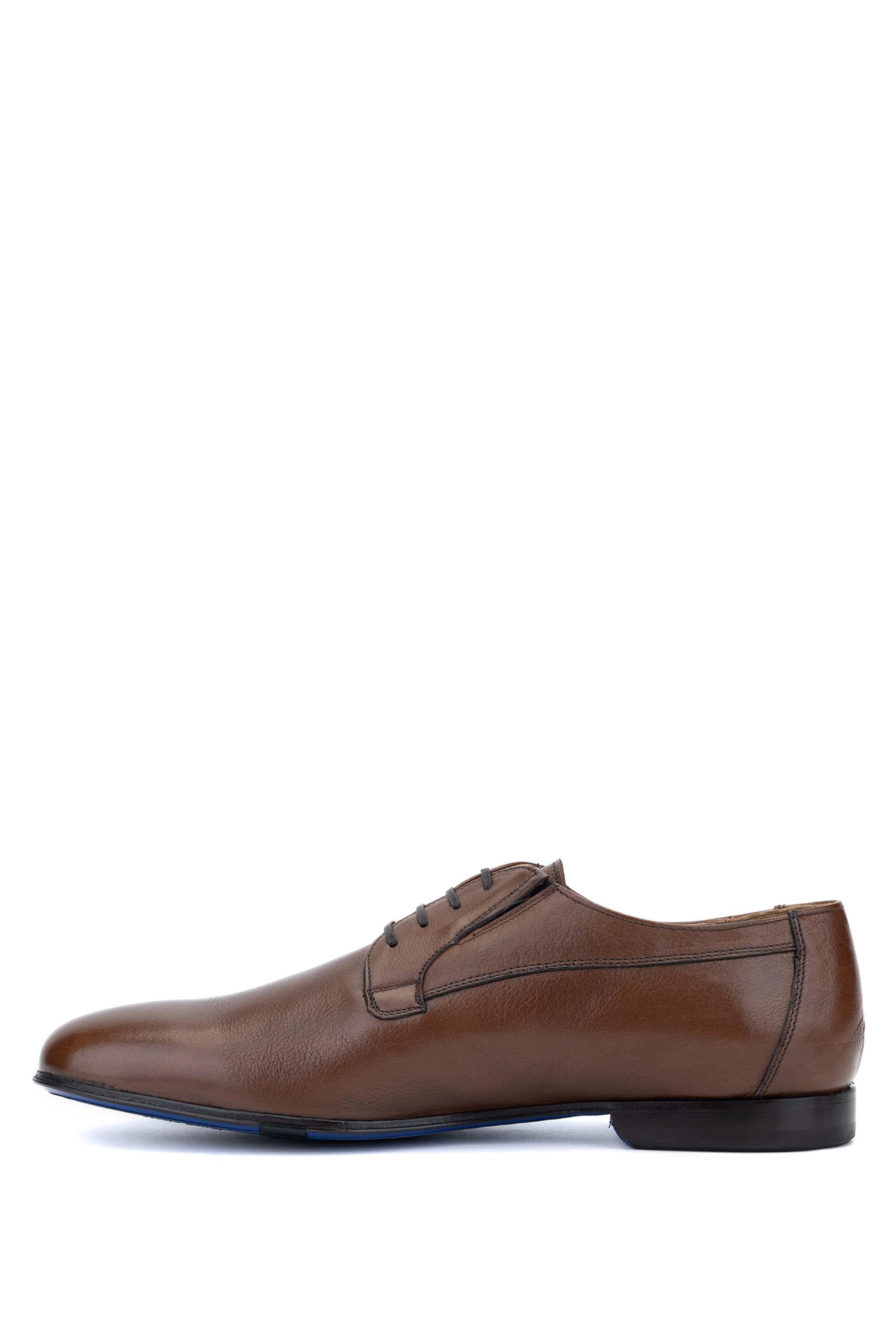 Mario Bruni Erkek Hakiki Deri Kahverengi Klasik Ayakkabı