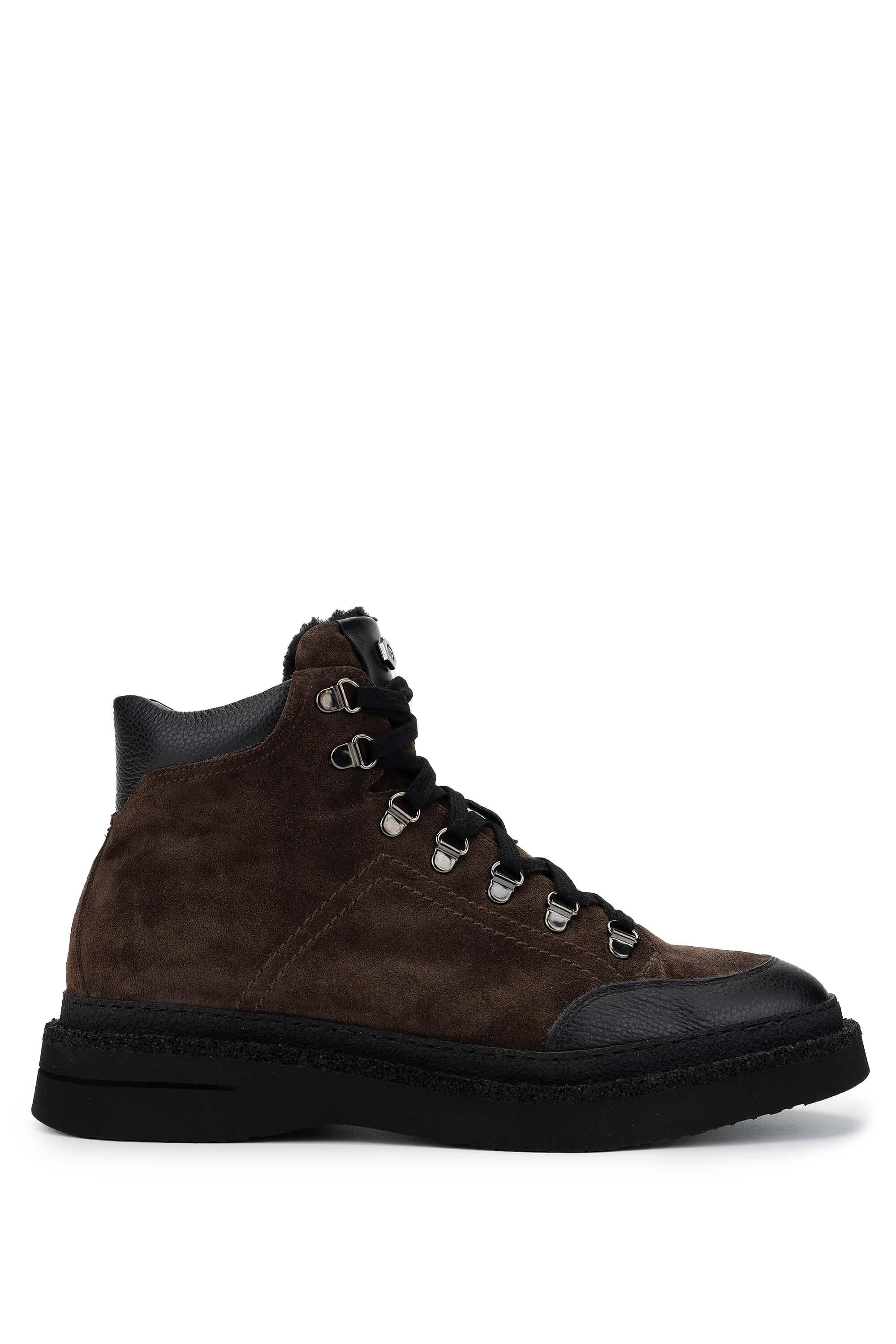 Mario Bruni Erkek Hakiki Deri Koyu Kahve Casual Bot