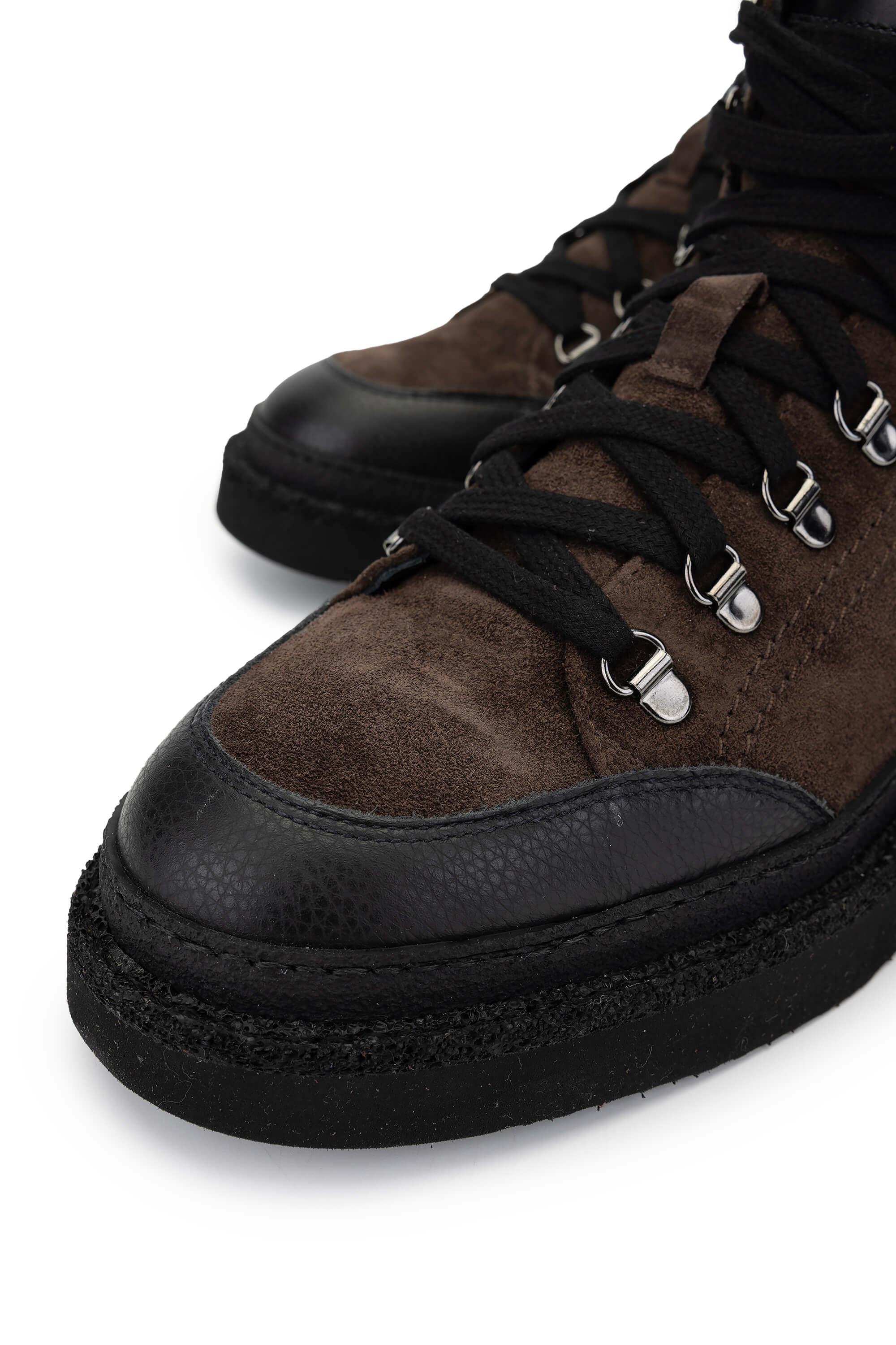 Mario Bruni Erkek Hakiki Deri Koyu Kahve Casual Bot