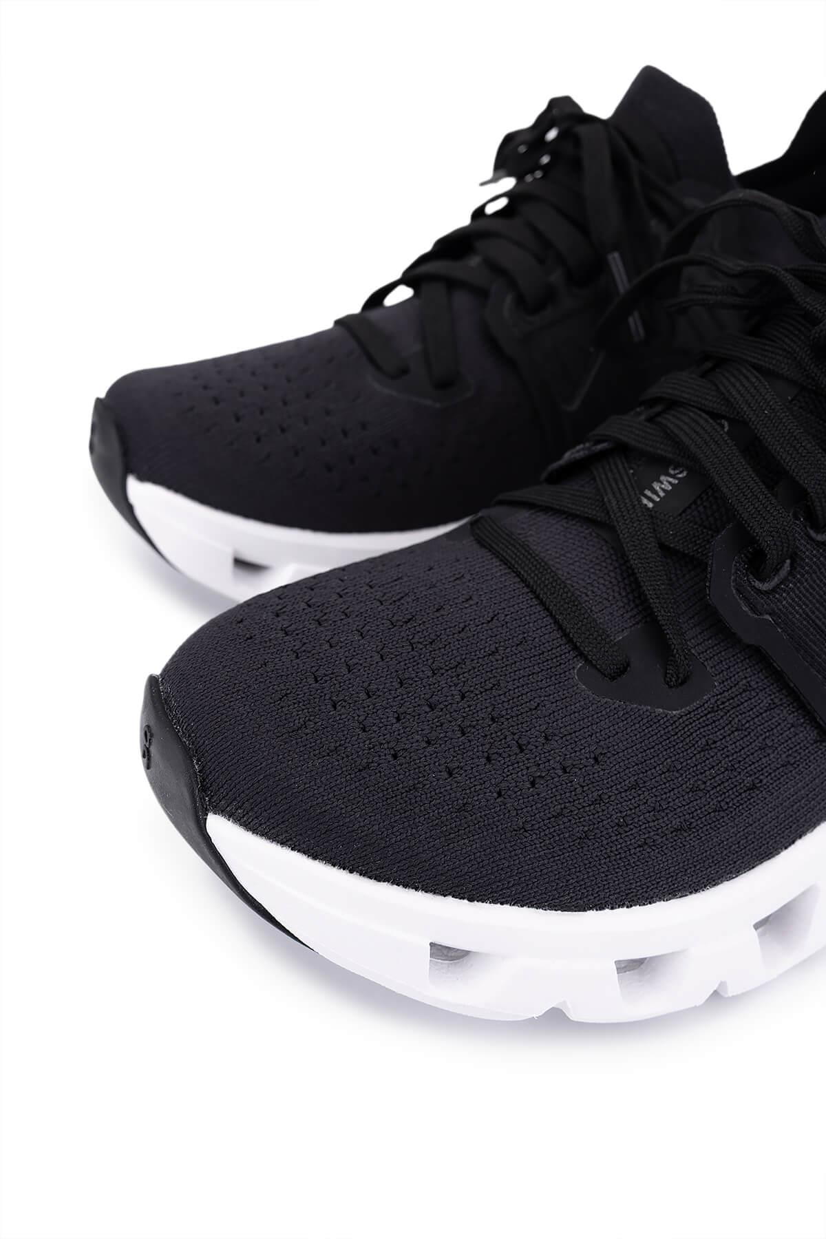 On Kadın Tekstil Siyah/Beyaz Sneakers & Spor Ayakkabı