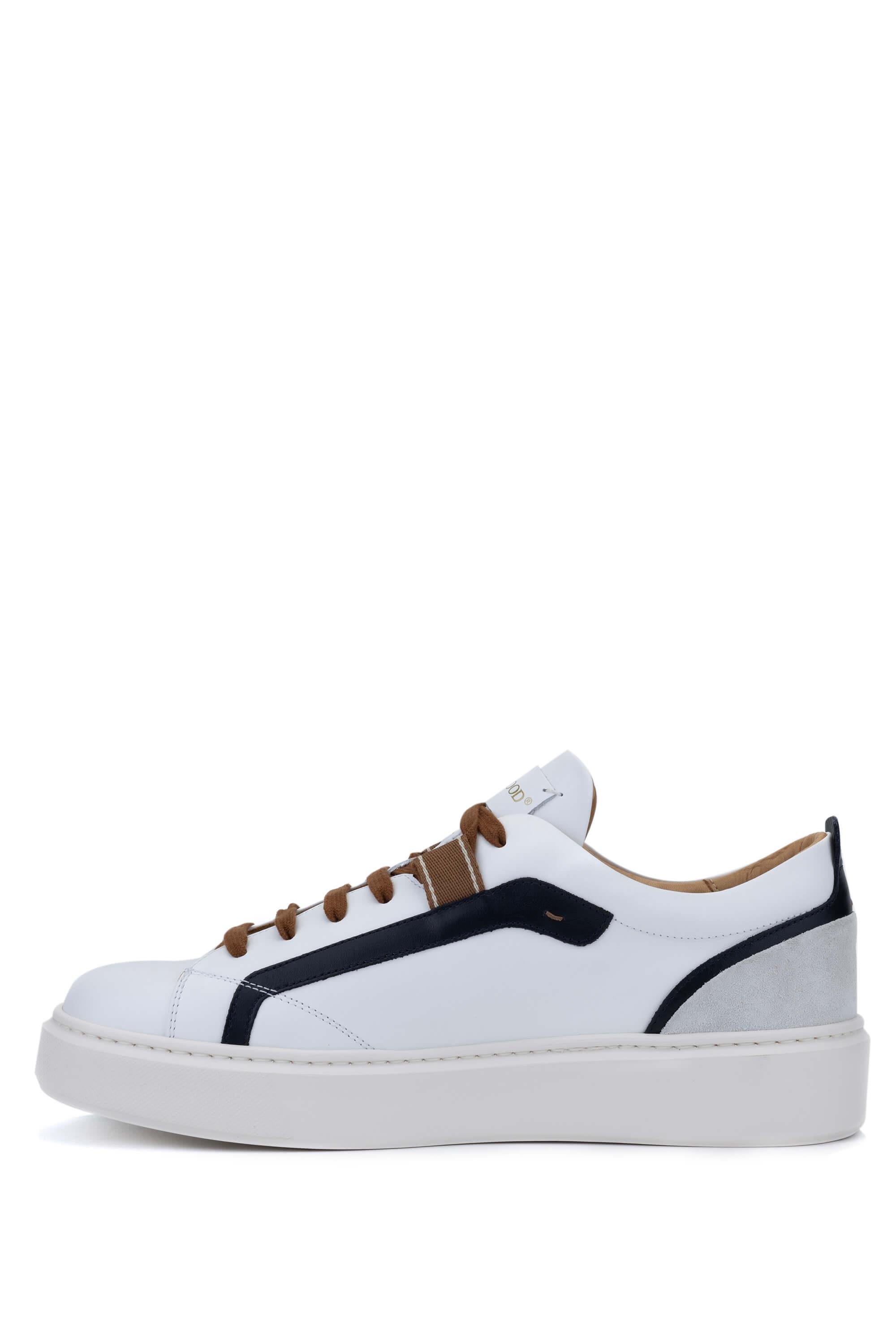 Redwood Erkek Hakiki Deri Beyaz Sneakers & Spor Ayakkabı