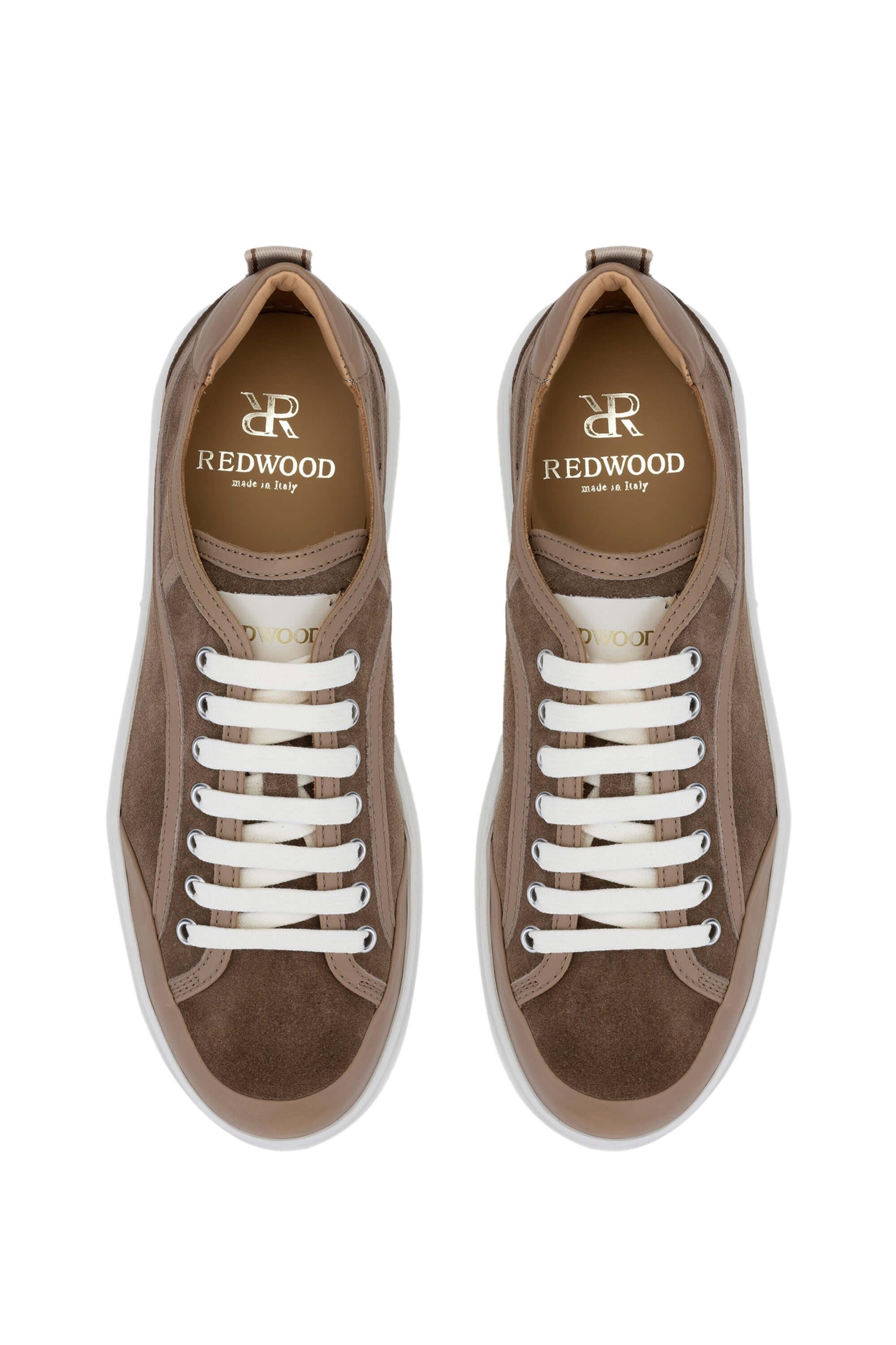 Redwood Erkek Hakiki Deri Kahverengi Sneakers & Spor Ayakkabı