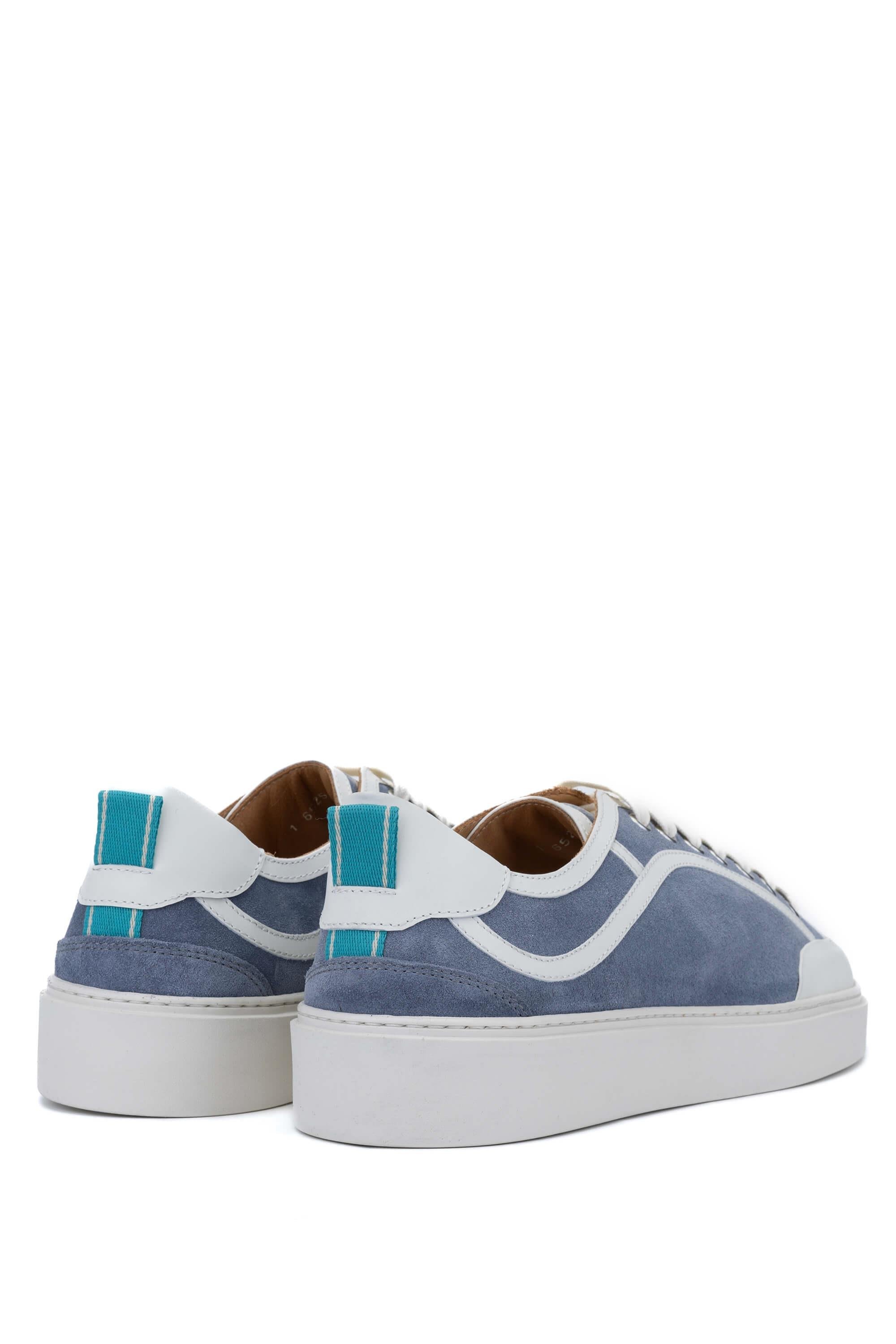 Redwood Erkek Hakiki Deri Mavi Sneakers & Spor Ayakkabı