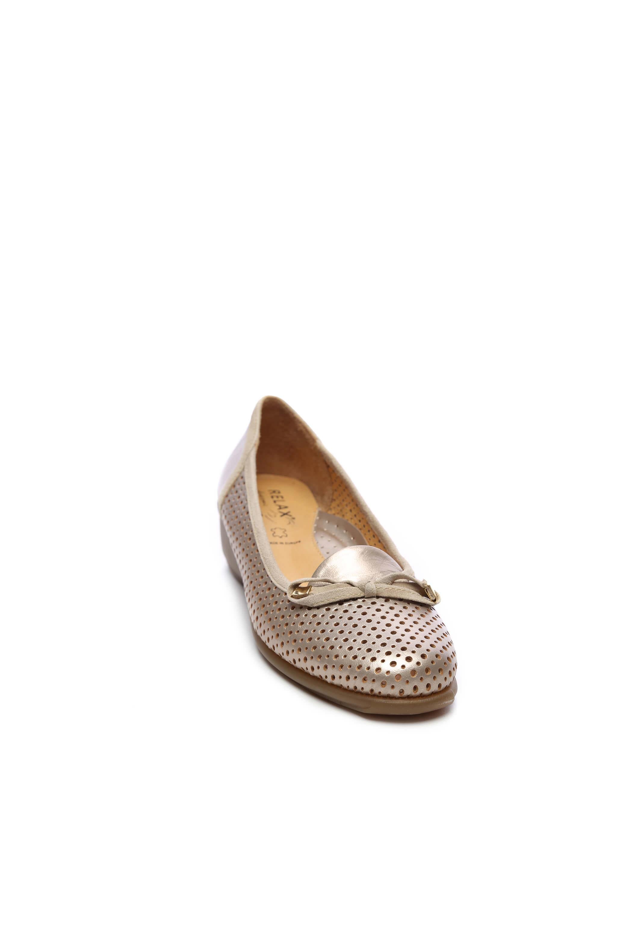 Relax Anatomic Kadın Hakiki Deri Bej Comfort Ayakkabı