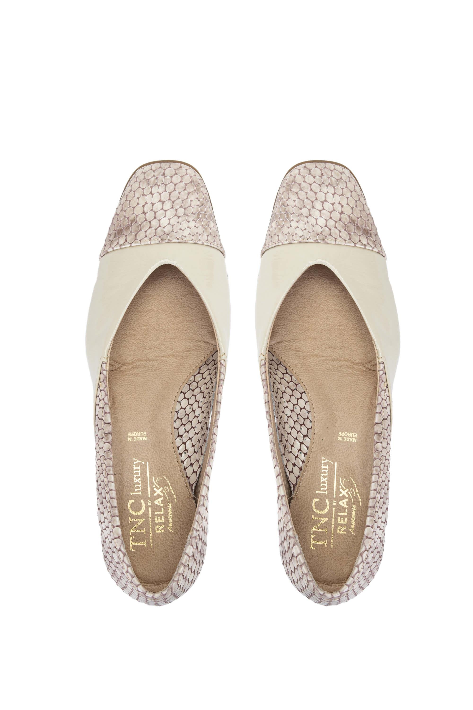 Relax Anatomic Kadın Hakiki Deri Bej Comfort Ayakkabı