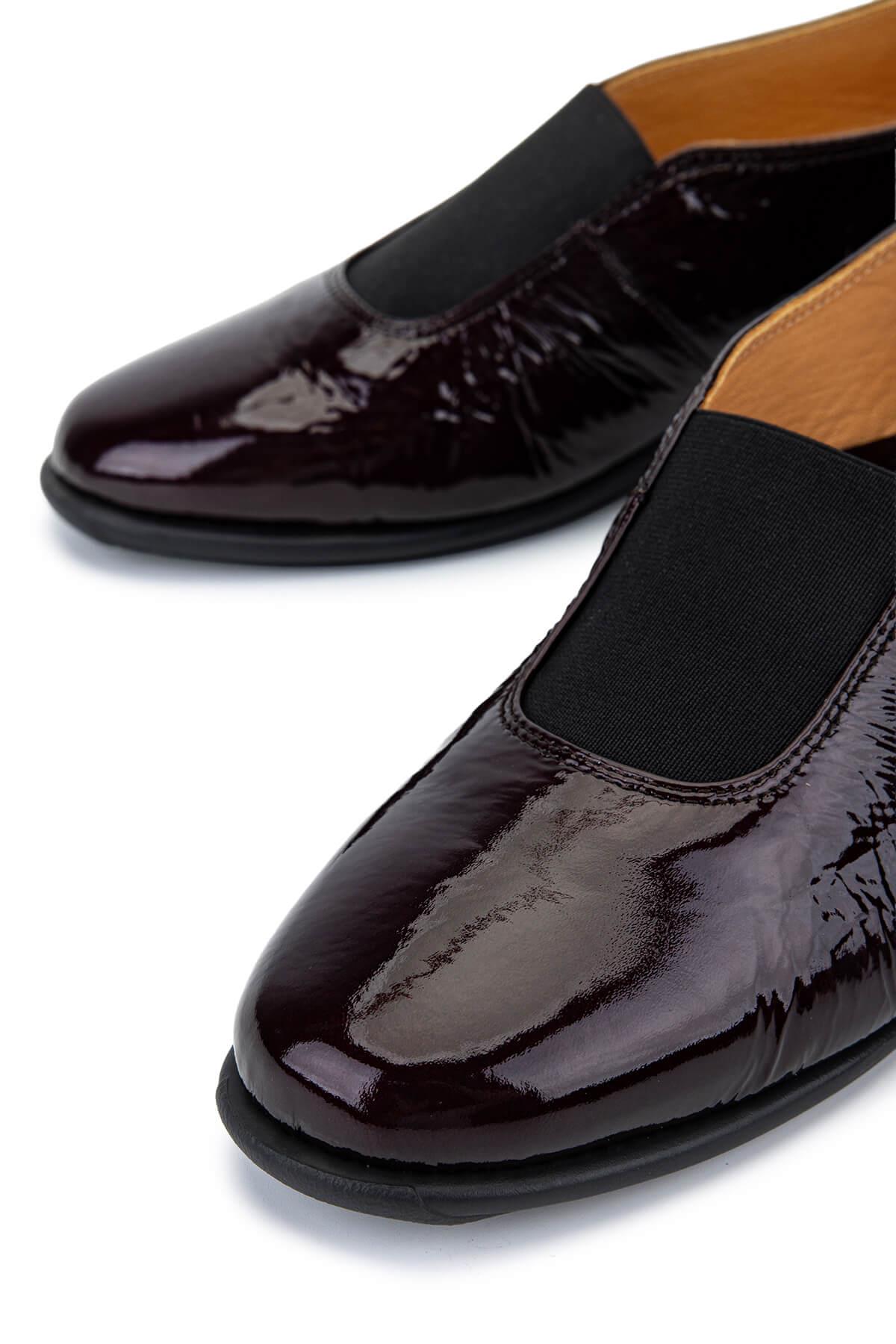 Relax Anatomic Kadın Hakiki Deri Bordo Comfort Ayakkabı