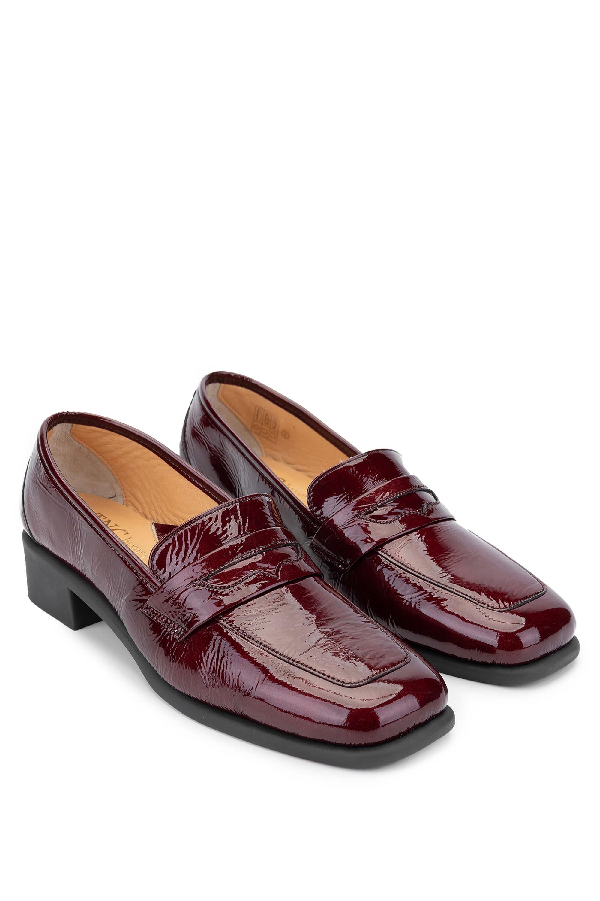 Relax Anatomic Kadın Hakiki Deri Bordo Comfort Ayakkabı