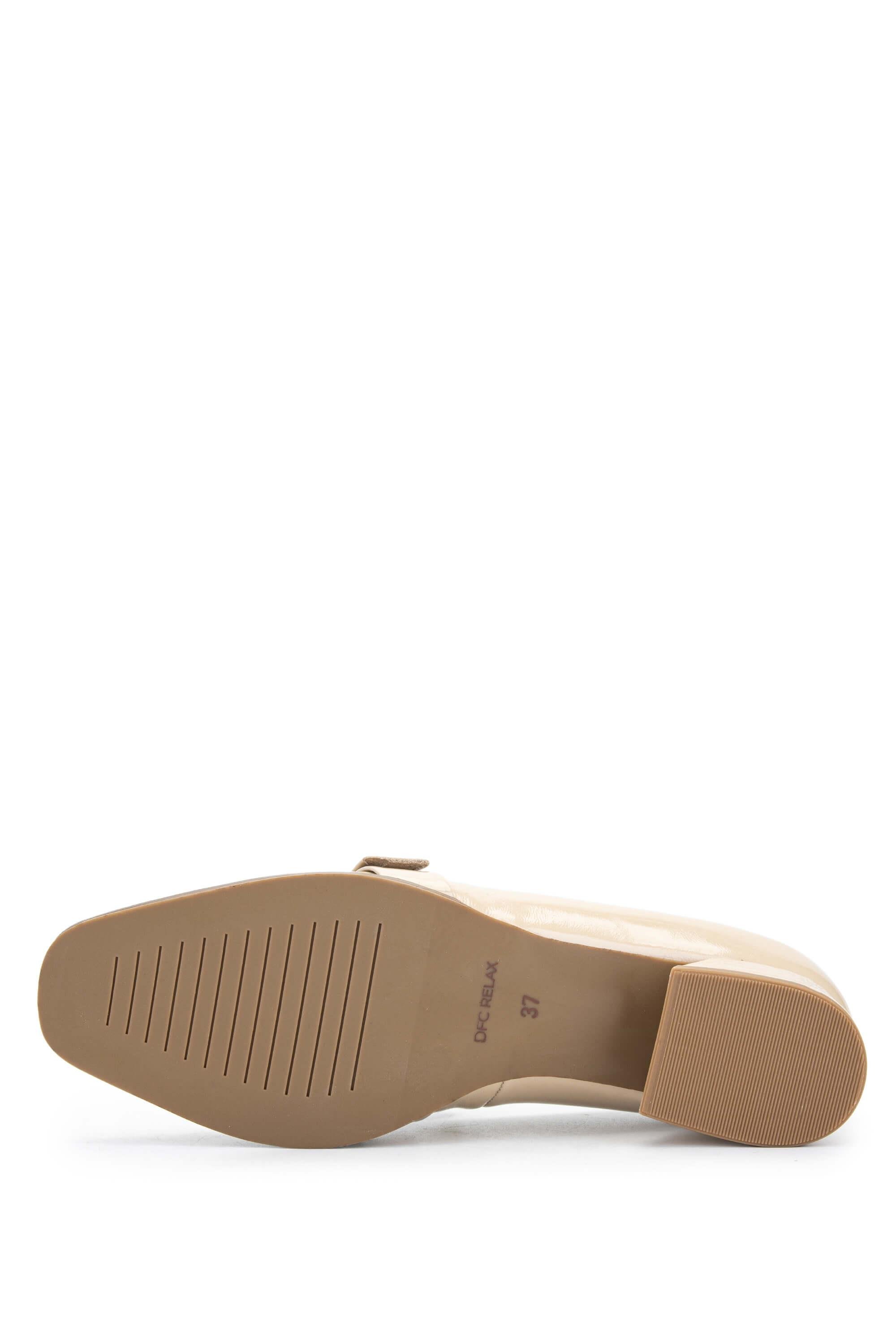 Relax Anatomic Kadın Hakiki Deri Comfort Bej Rugan Ayakkabı