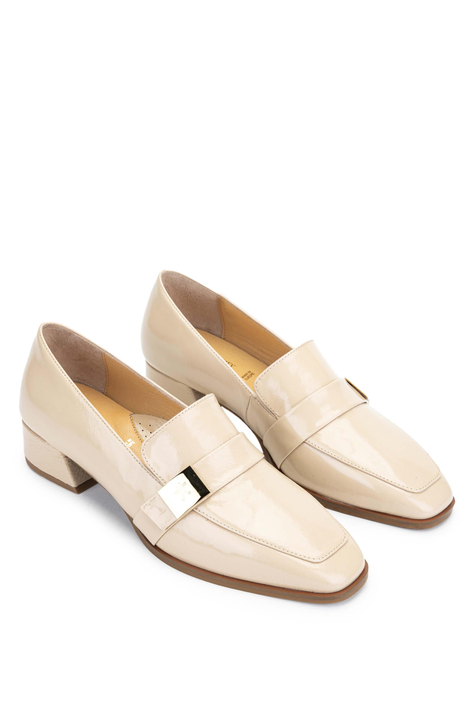 Relax Anatomic Kadın Hakiki Deri Comfort Bej Rugan Ayakkabı