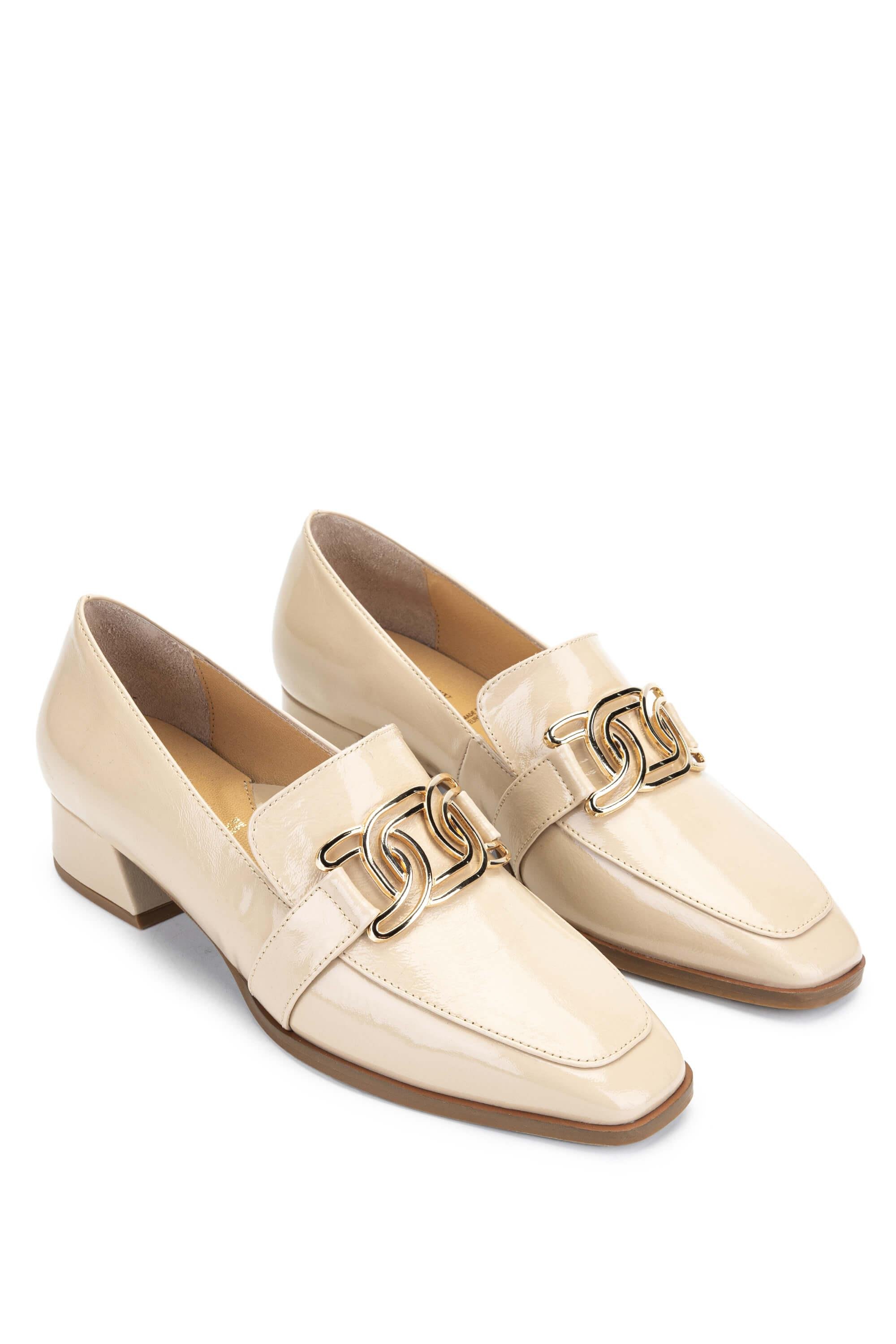 Relax Anatomic Kadın Hakiki Deri Comfort Bej Rugan Ayakkabı