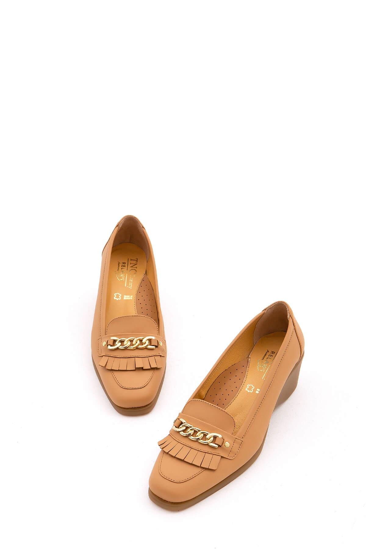 Relax Anatomic Kadın Hakiki Deri Kahverengi Comfort Ayakkabı