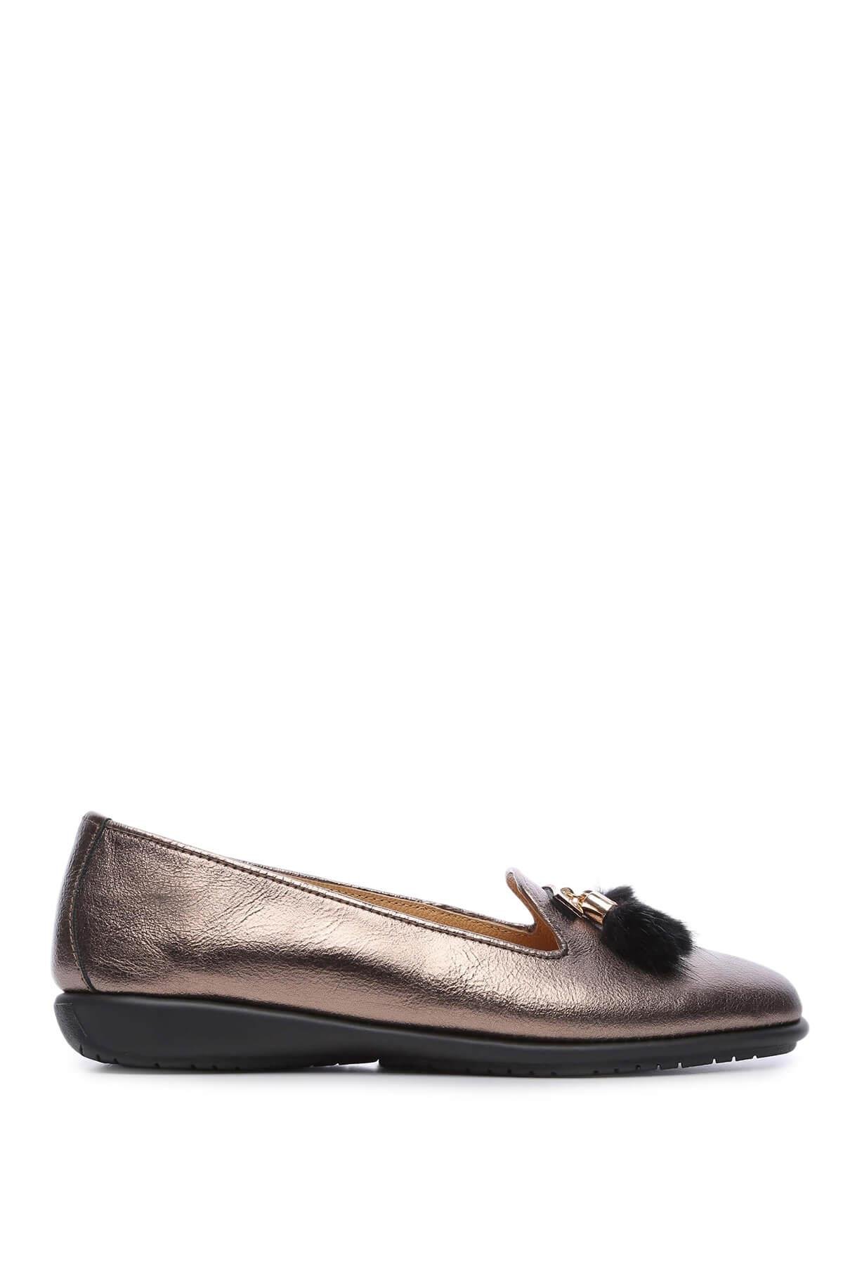 Relax Anatomic Kadın Hakiki Deri Kahverengi Mokasen & Loafer Ayakkabı