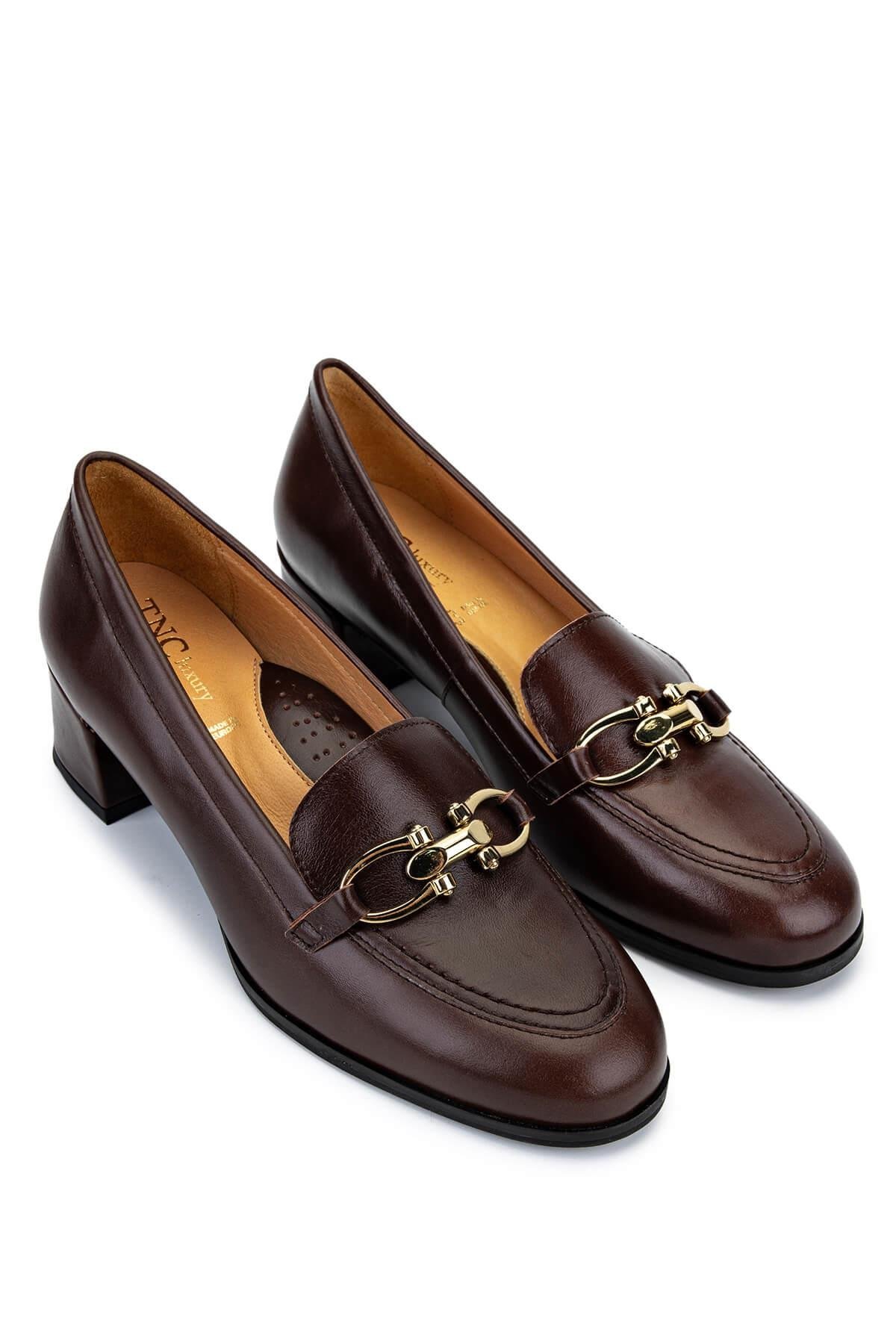 Relax Anatomic Kadın Hakiki Deri Kahverengi Comfort Ayakkabı