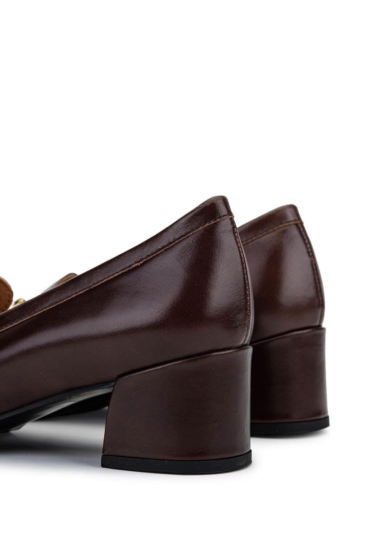 Relax Anatomic Kadın Hakiki Deri Kahverengi Comfort Ayakkabı