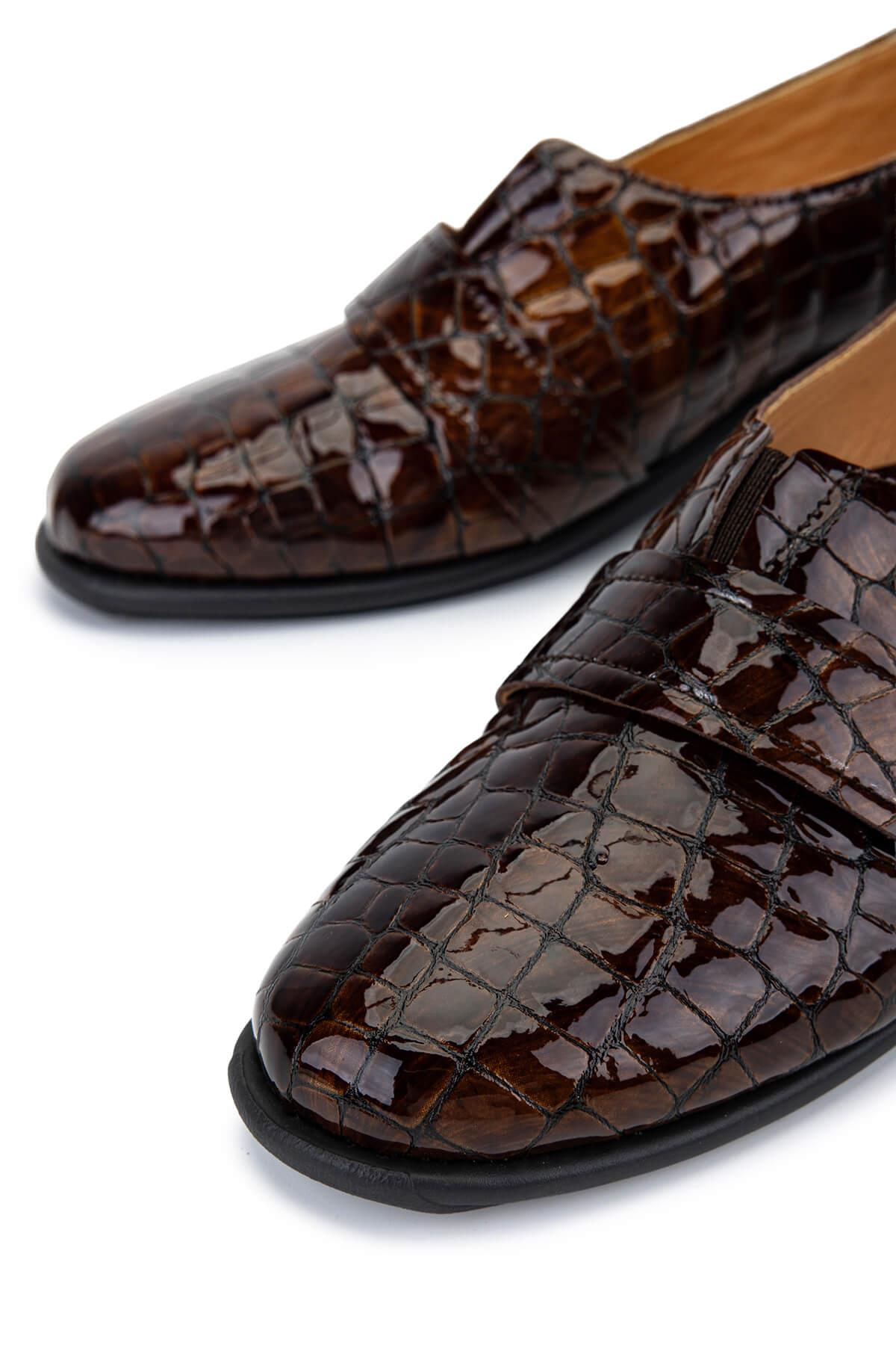 Relax Anatomic Kadın Hakiki Deri Kahverengi Comfort Ayakkabı