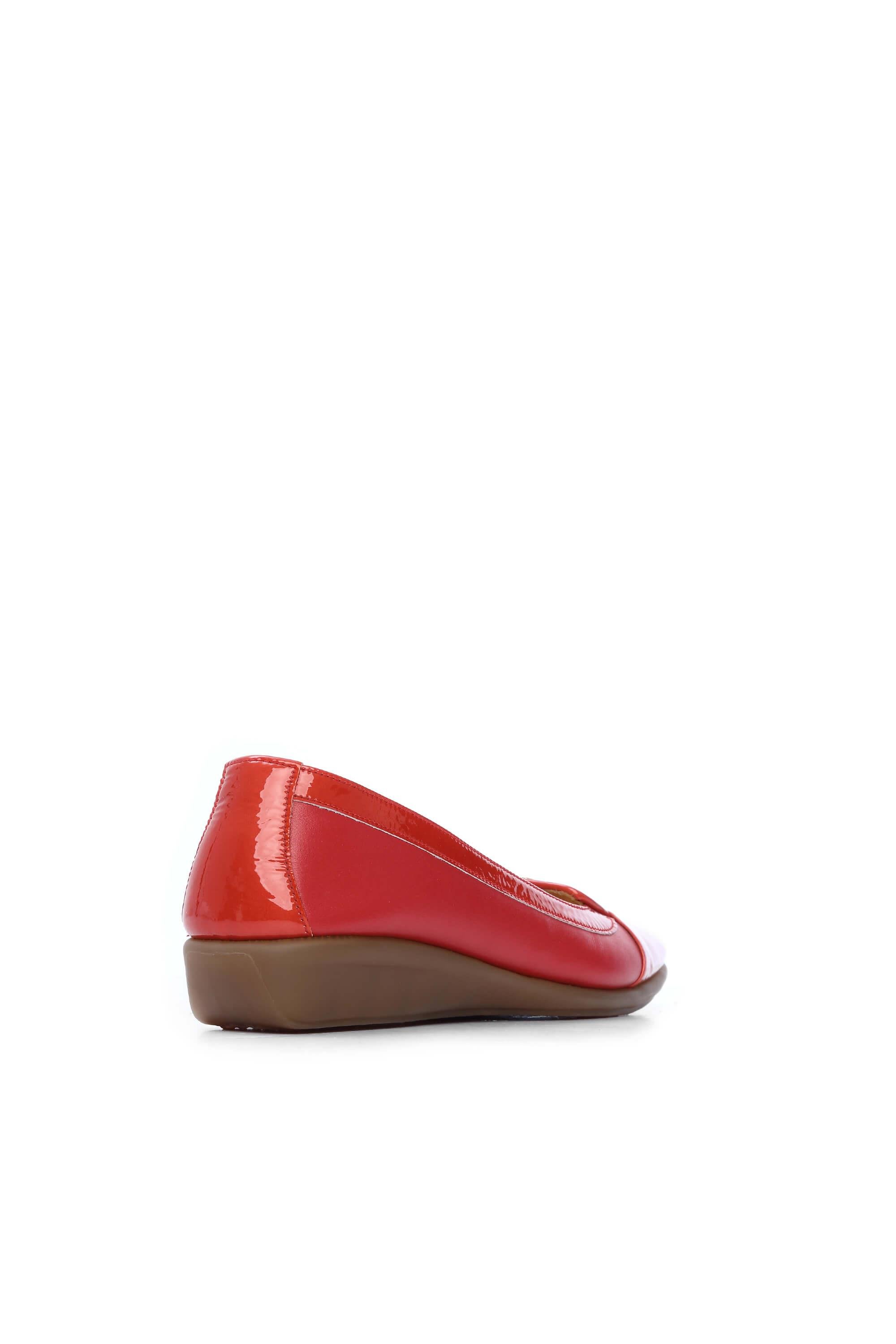 Relax Anatomic Kadın Hakiki Deri Kırmızı Comfort Ayakkabı