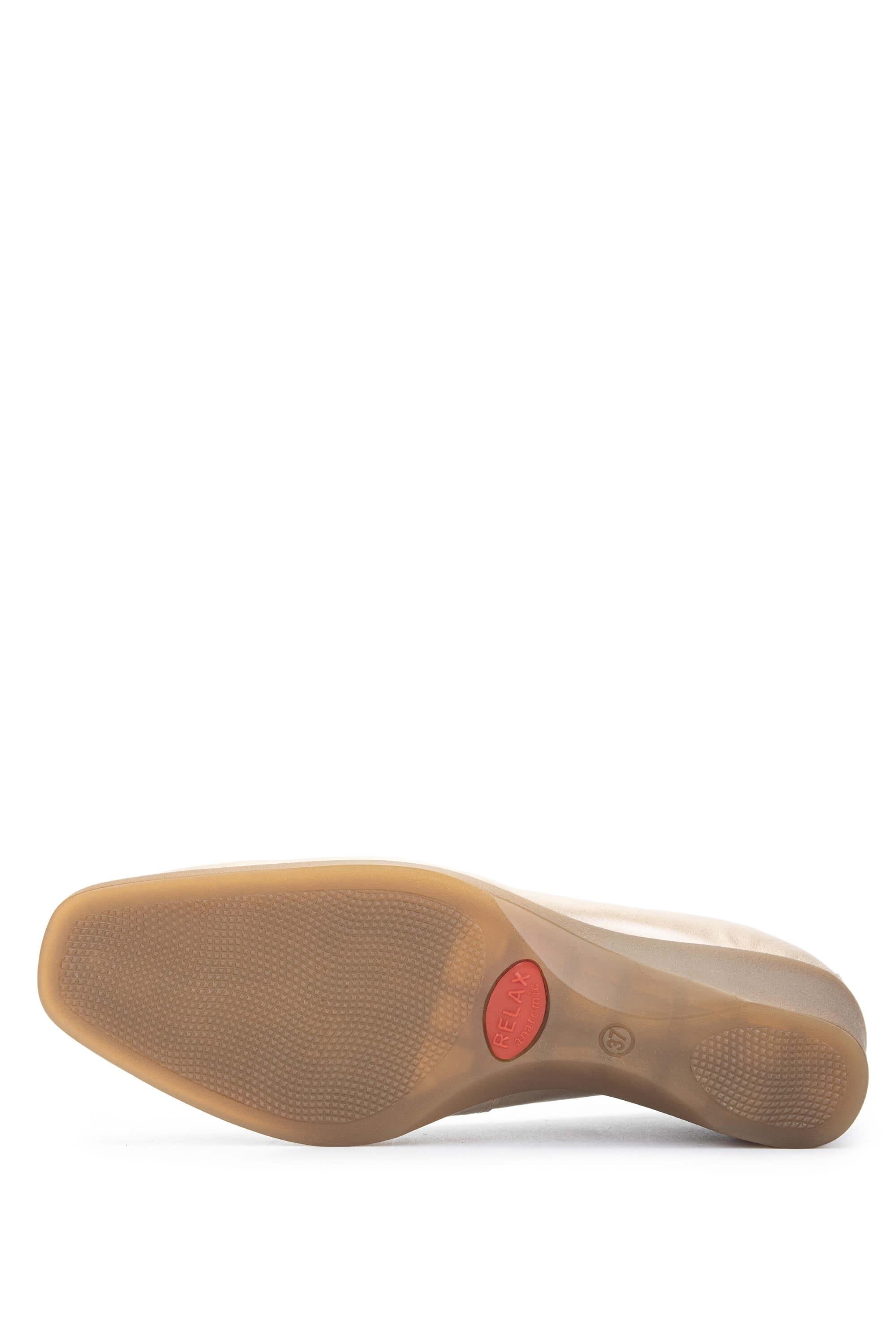 Relax Anatomic Kadın Hakiki Deri Sarı Comfort Ayakkabı