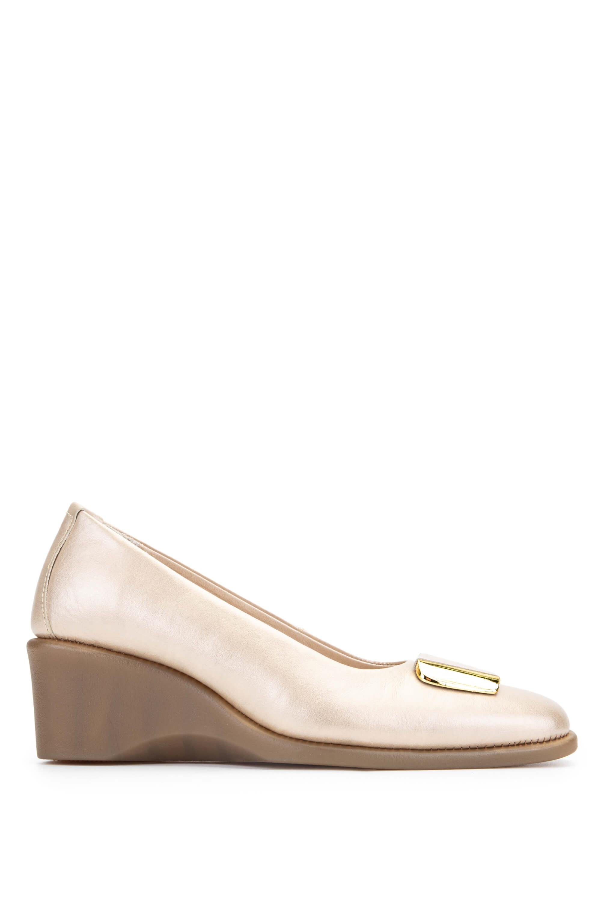 Relax Anatomic Kadın Hakiki Deri Sarı Comfort Ayakkabı