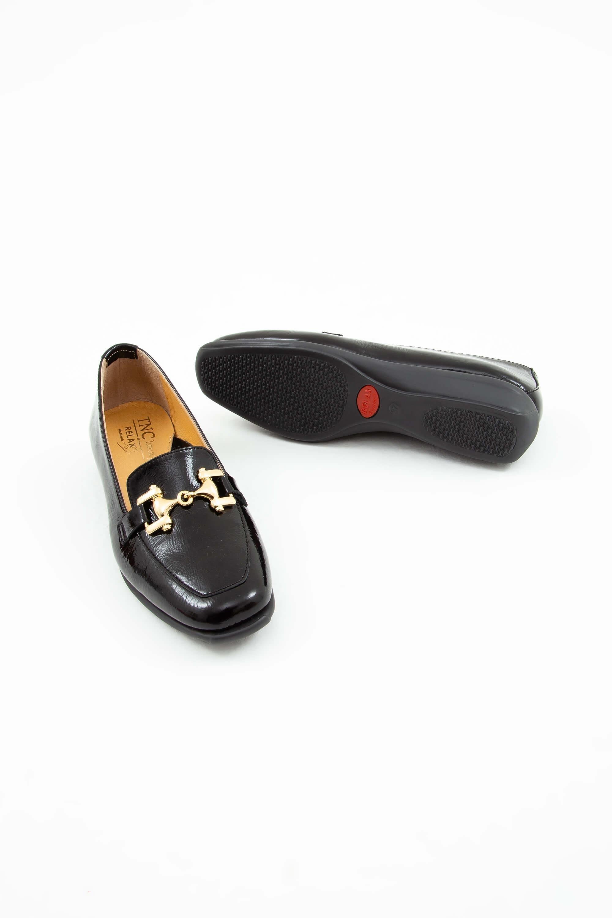 Relax Anatomic Kadın Hakiki Deri Siyah Comfort Ayakkabı