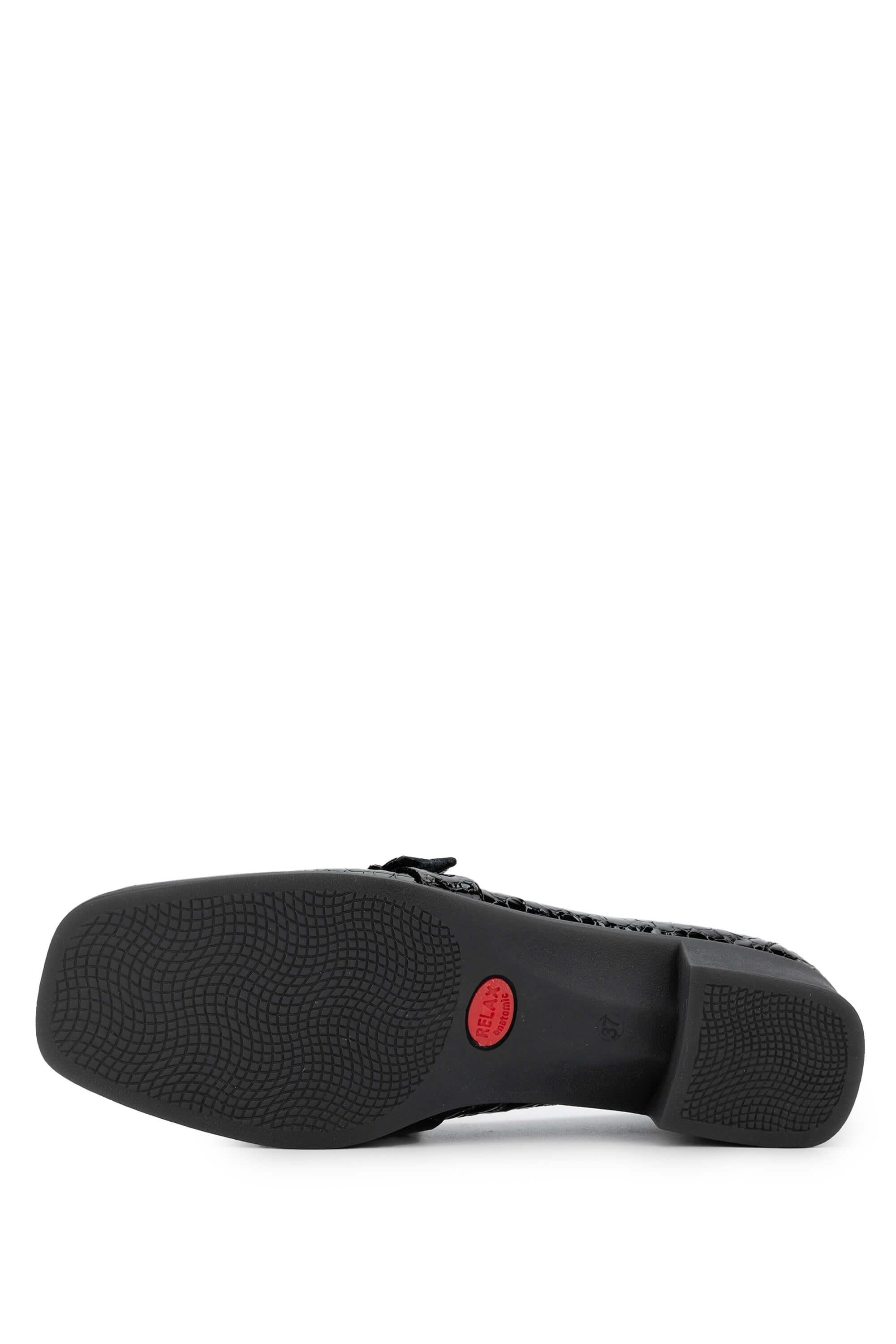 Relax Anatomic Kadın Hakiki Deri Siyah Comfort Ayakkabı