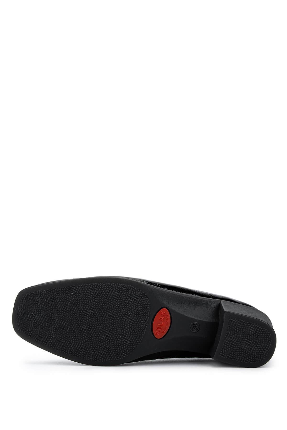 Relax Anatomic Kadın Hakiki Deri Siyah Comfort Ayakkabı