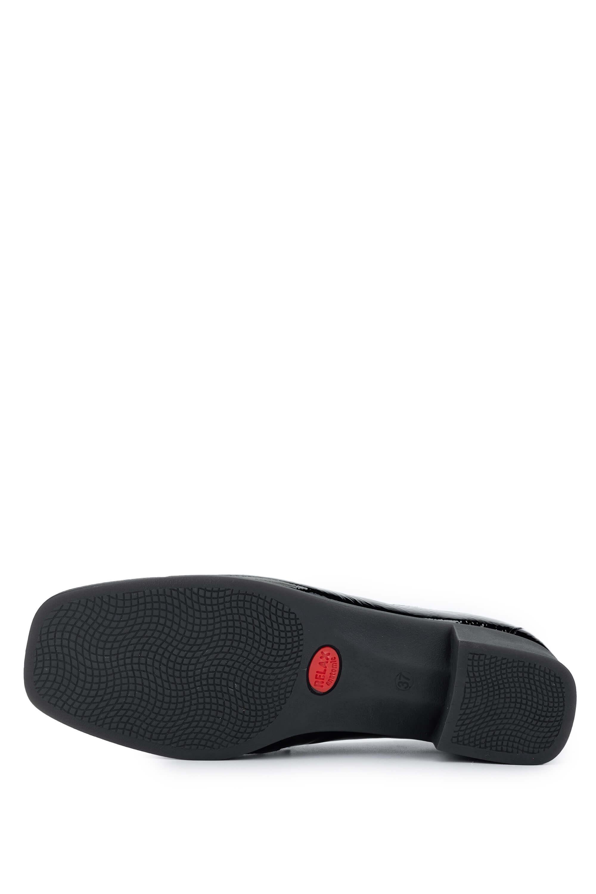 Relax Anatomic Kadın Hakiki Deri Siyah Comfort Ayakkabı