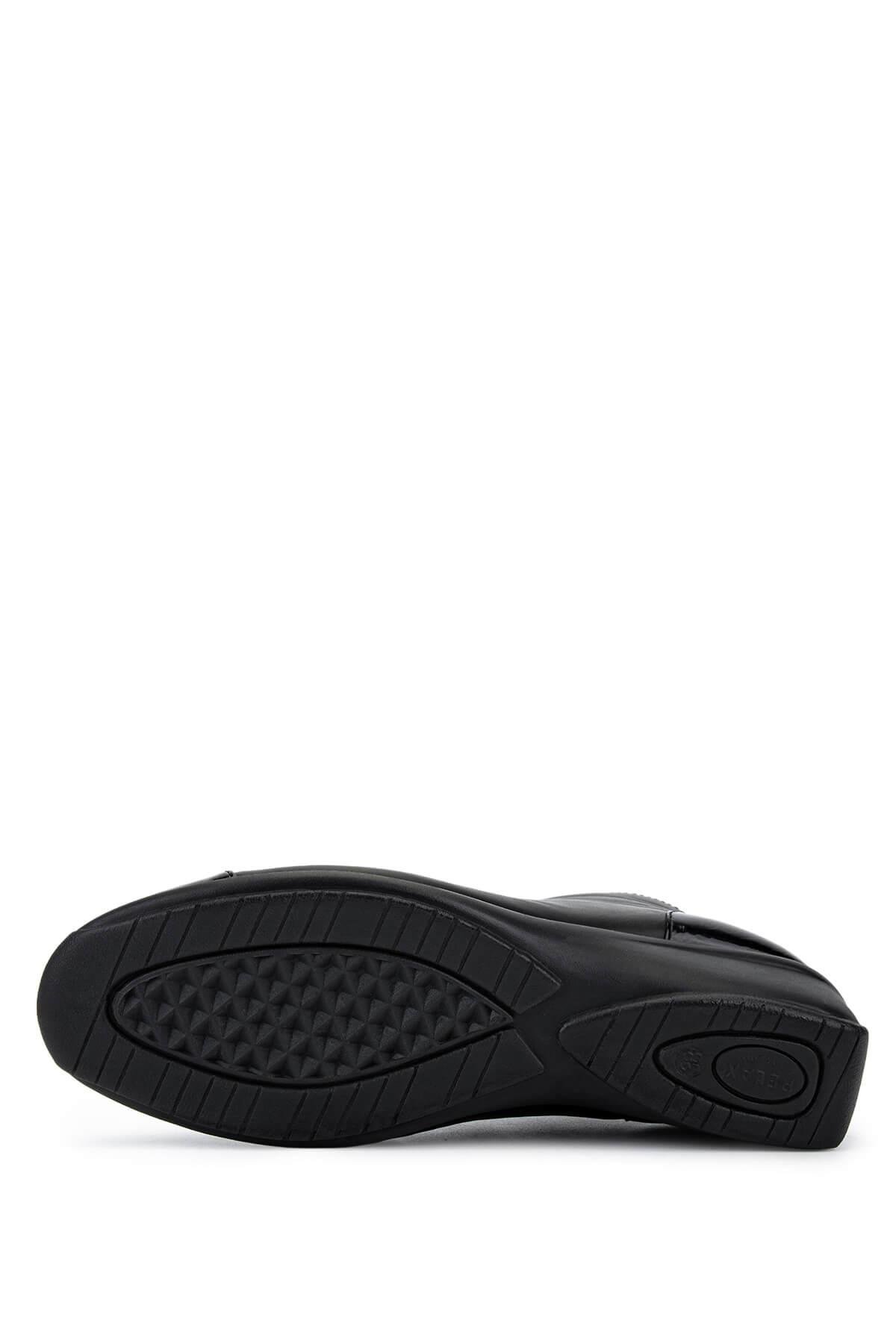 Relax Anatomic Kadın Hakiki Deri Siyah Casual Bot