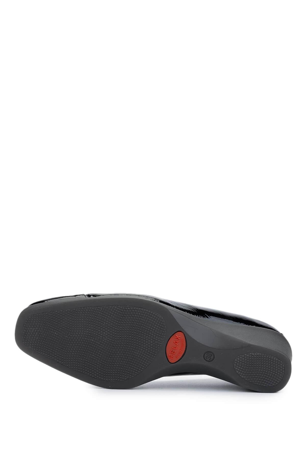 Relax Anatomic Kadın Hakiki Deri Siyah Comfort Ayakkabı