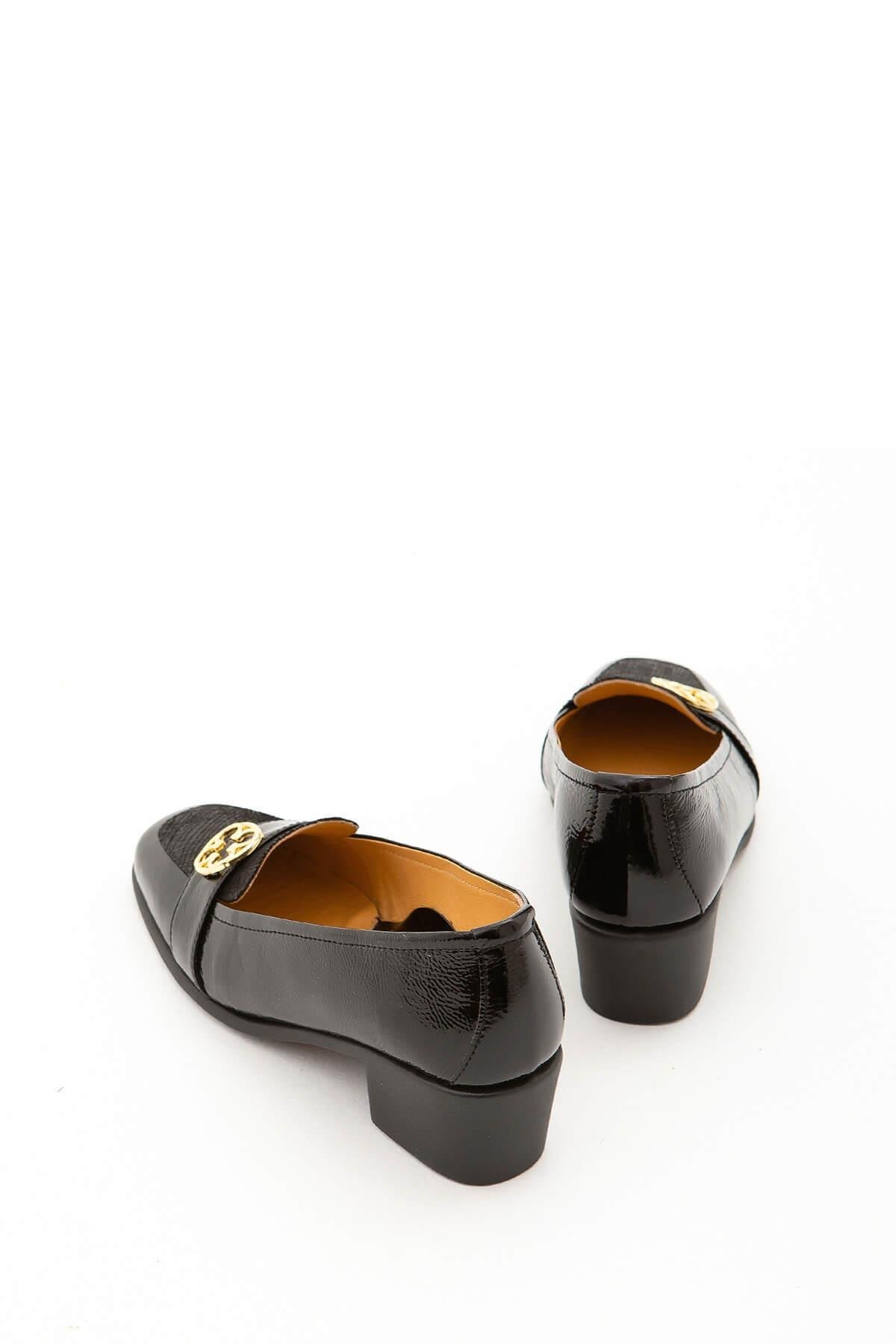 Relax Anatomic Kadın Hakiki Deri Siyah Comfort Ayakkabı