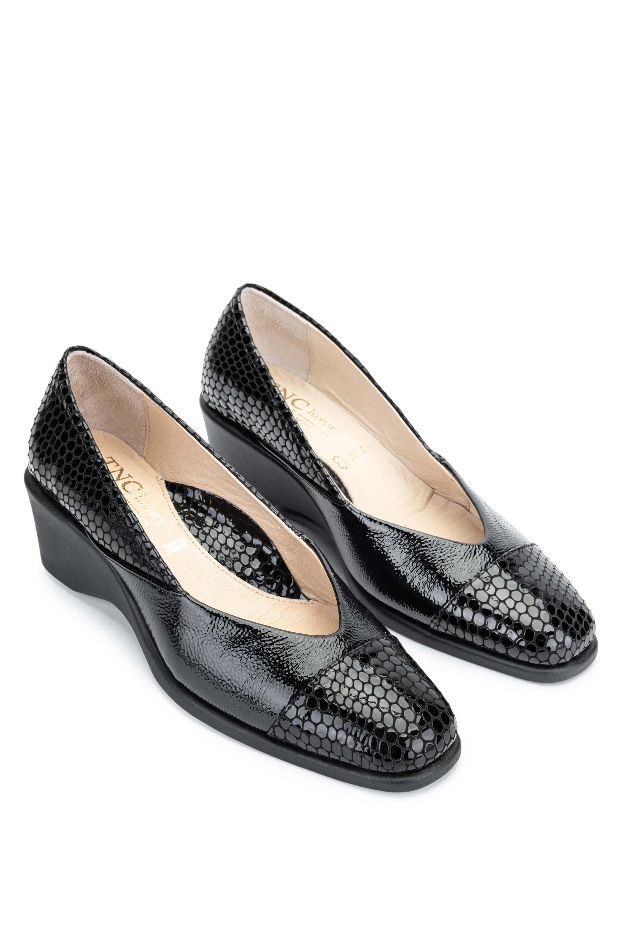 Relax Anatomic Kadın Hakiki Deri Siyah Comfort Ayakkabı