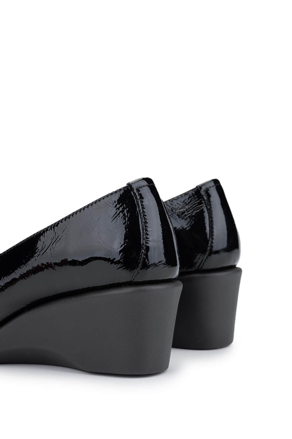 Relax Anatomic Kadın Hakiki Deri Siyah Comfort Ayakkabı