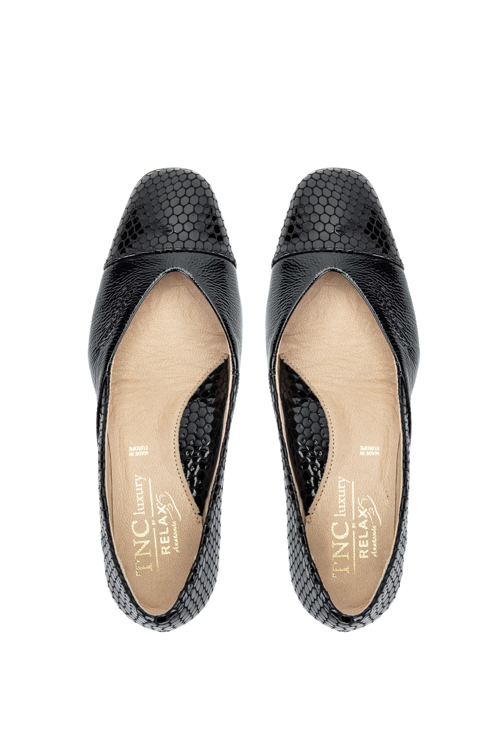 Relax Anatomic Kadın Hakiki Deri Siyah Comfort Ayakkabı