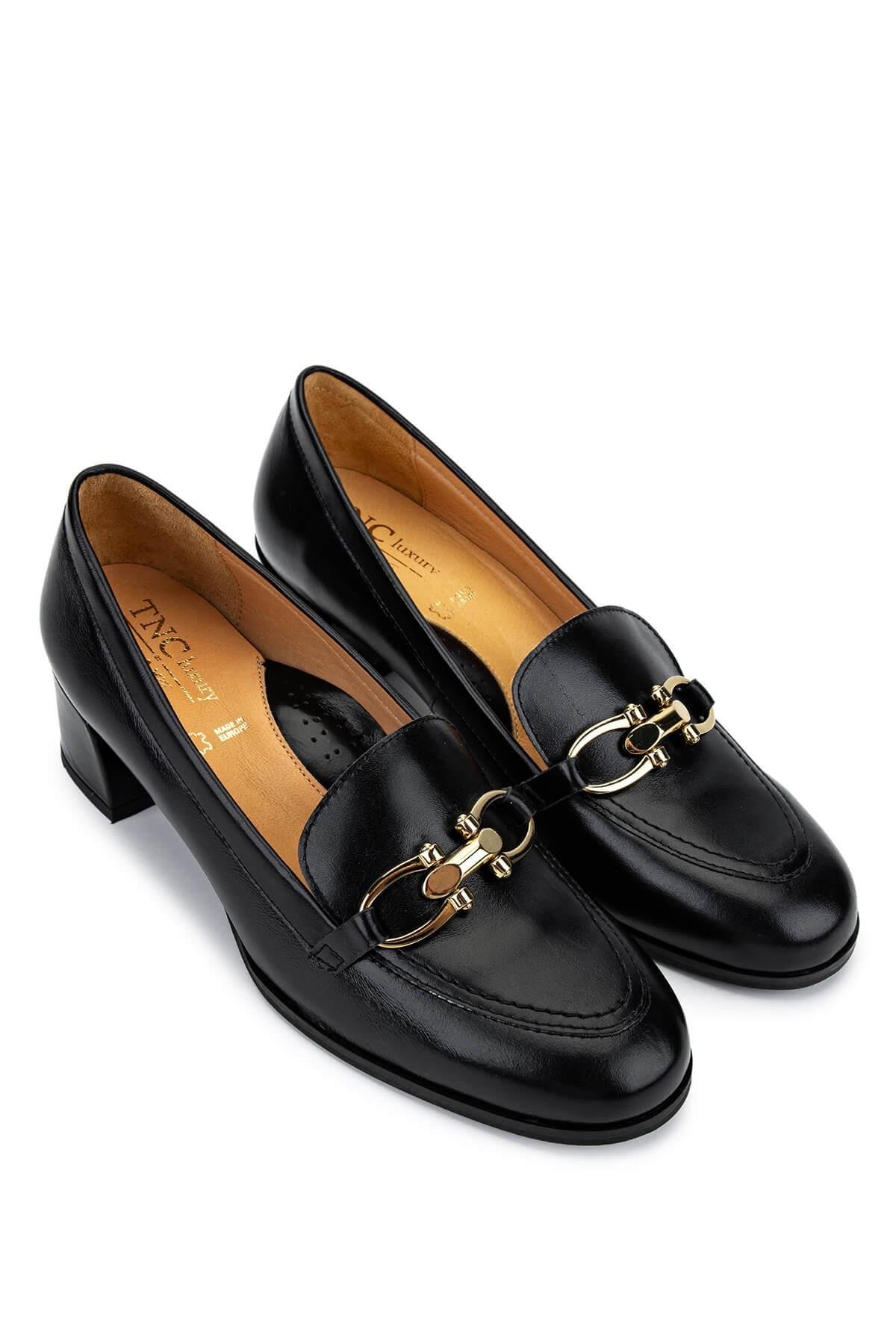 Relax Anatomic Kadın Hakiki Deri Siyah Comfort Ayakkabı