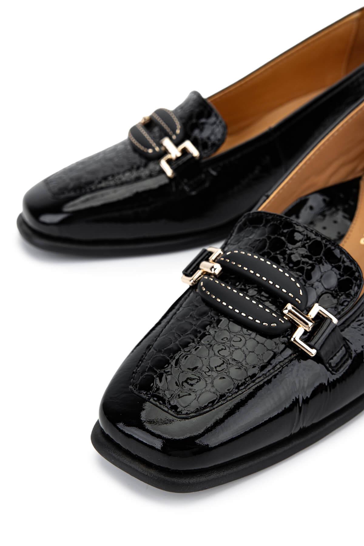 Relax Anatomic Kadın Hakiki Deri Siyah Comfort Ayakkabı